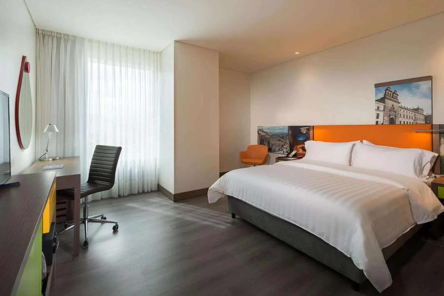 Bedroom, Bed in Hampton By Hilton Bogota Airport Bedroom, Bed in Hampton By Hilton Bogota Airport