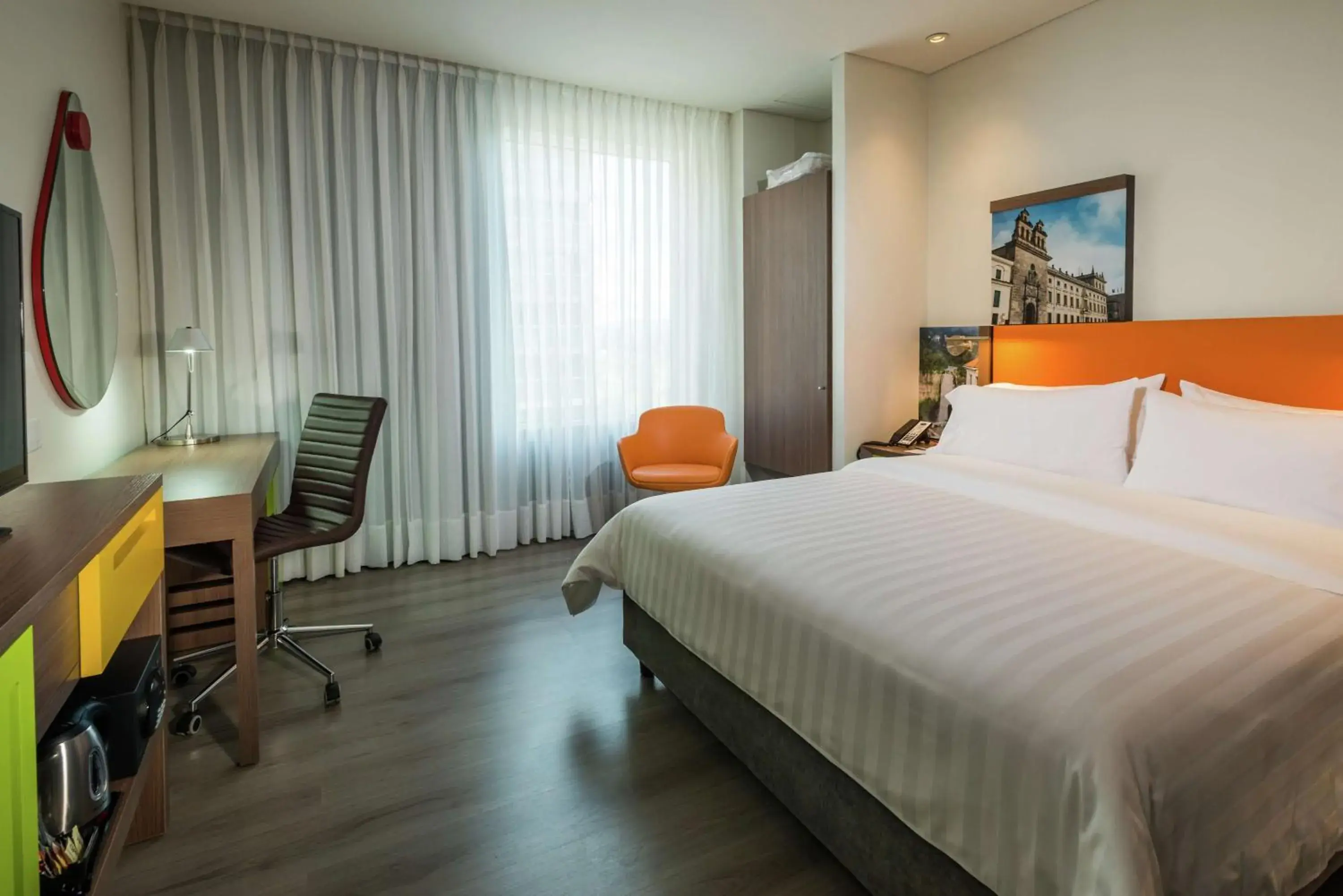 Bed in Hampton By Hilton Bogota Airport Bed in Hampton By Hilton Bogota Airport