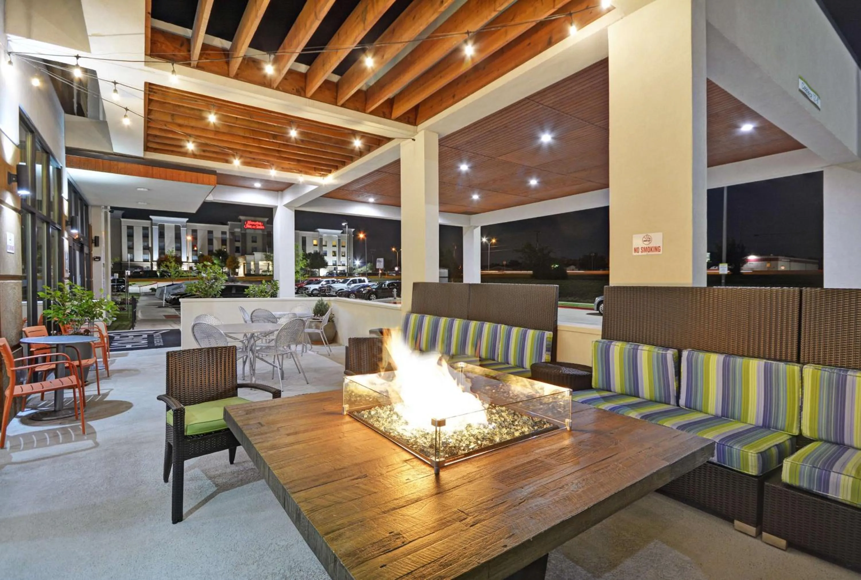 Patio in Home2 Suites By Hilton Dallas Desoto