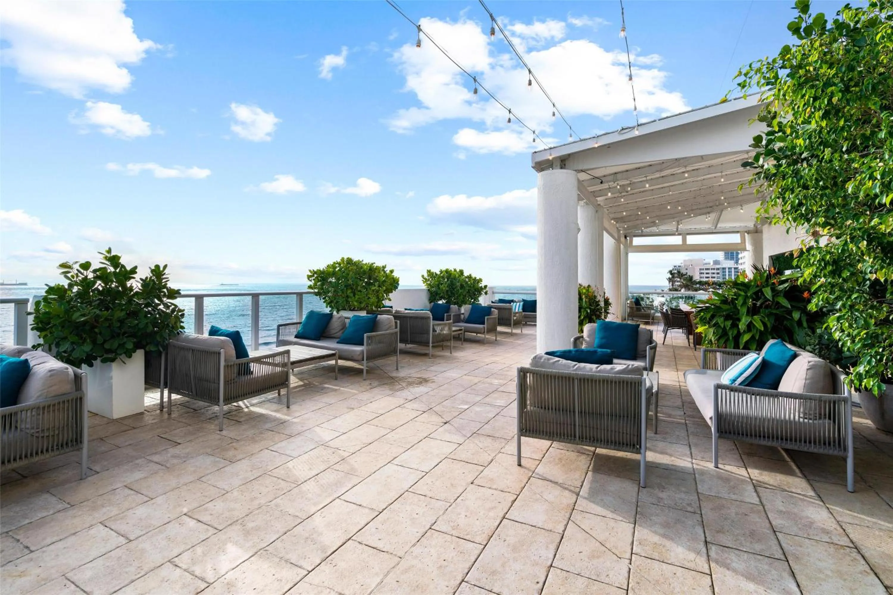 Patio in Conrad Fort Lauderdale Beach