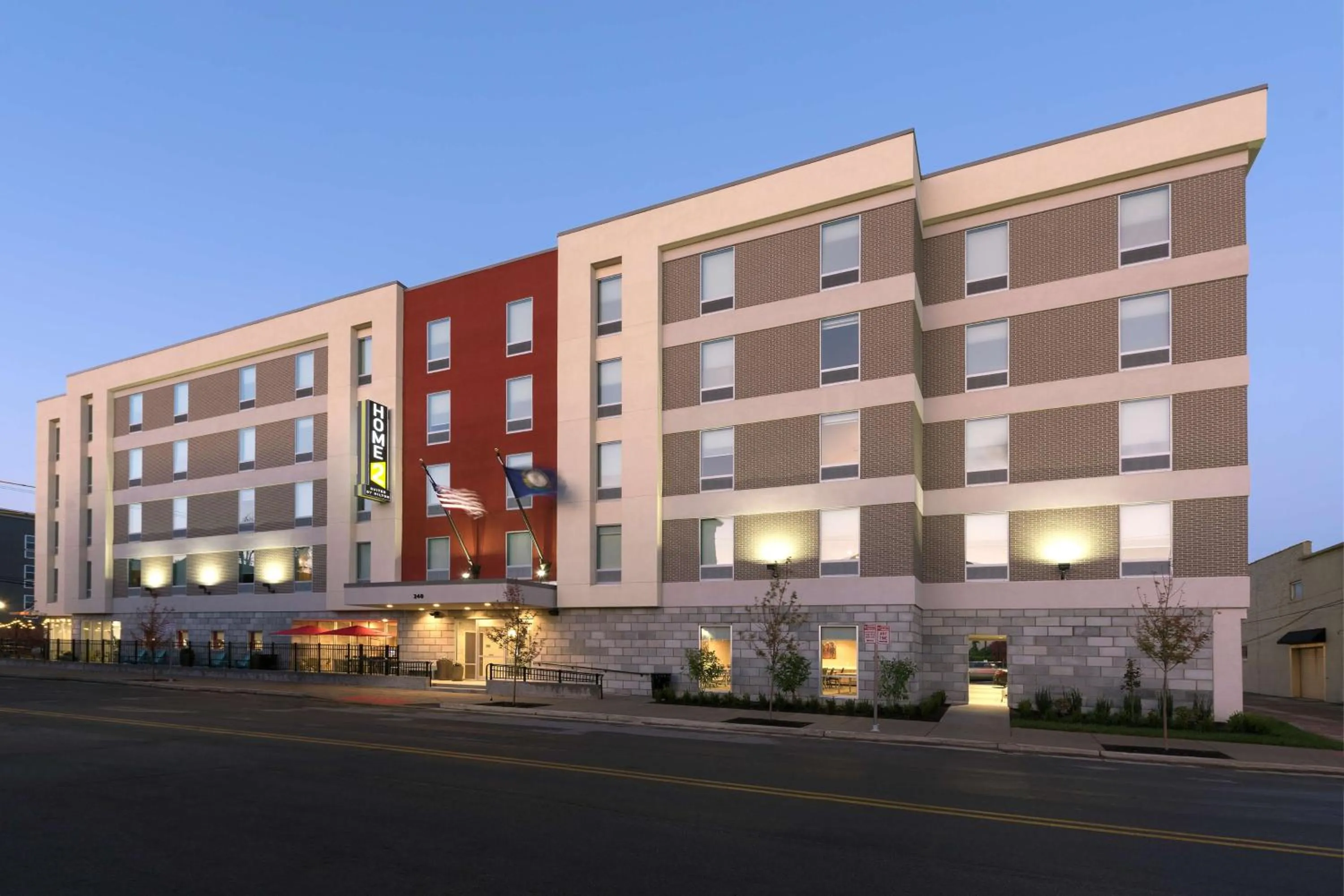 Property building in Home2 Suites by Hilton Louisville Downtown NuLu