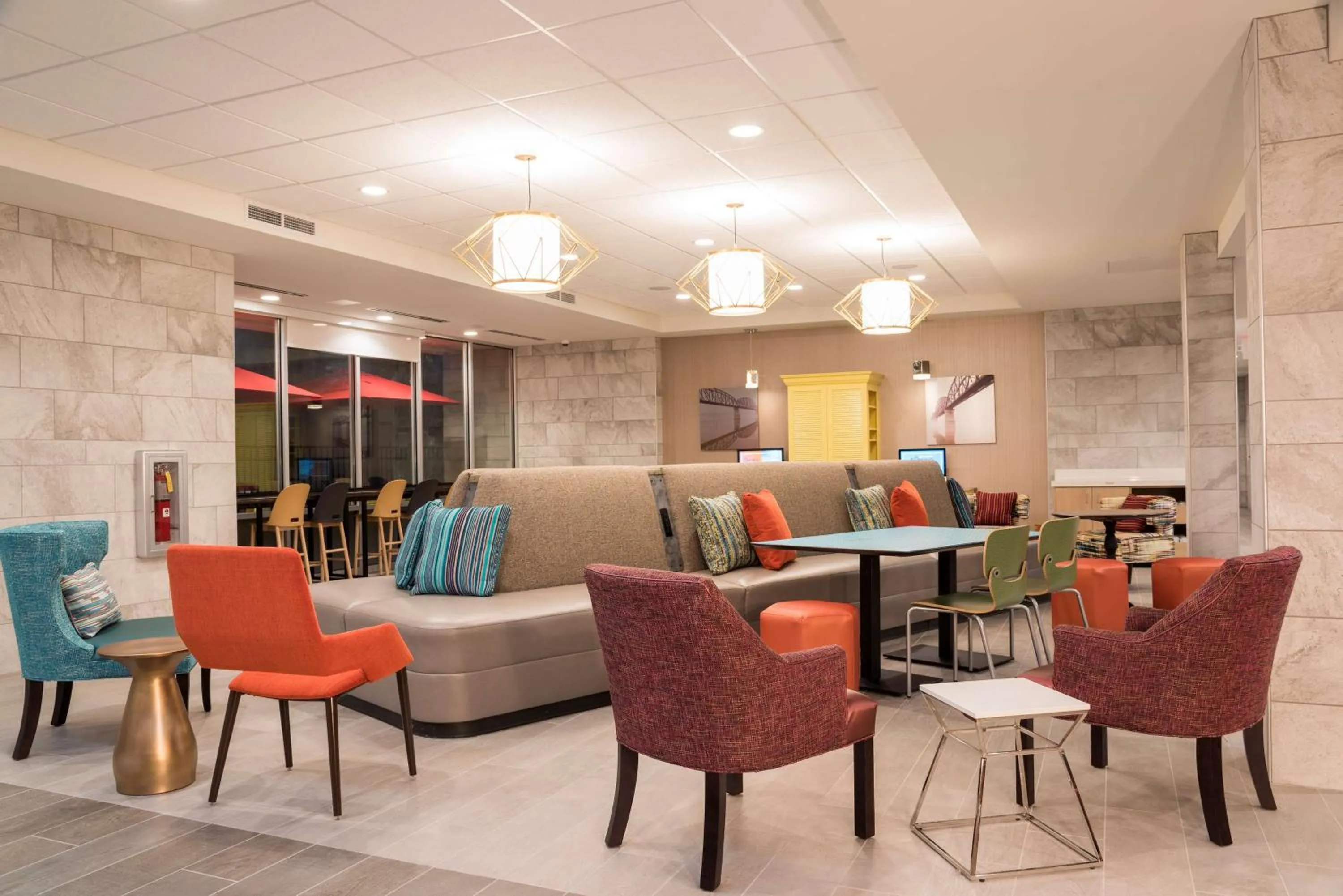 Lobby or reception in Home2 Suites by Hilton Louisville Downtown NuLu