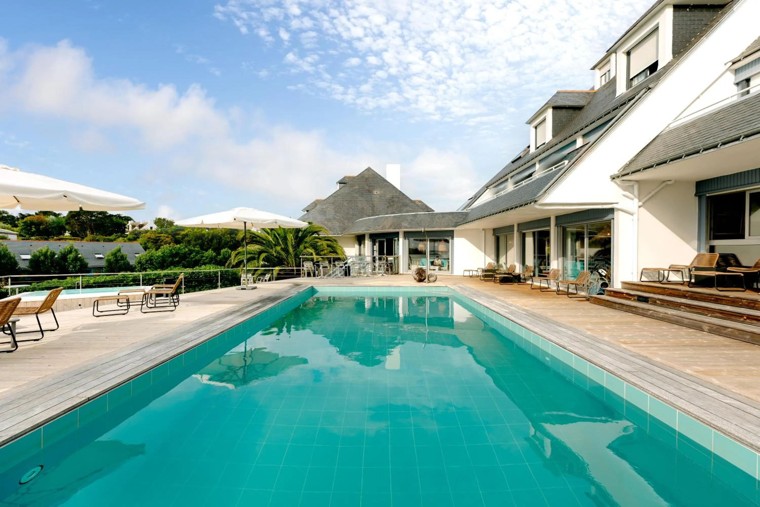 Pool view in Le Cardinal - Belle-Ile-en-Mer