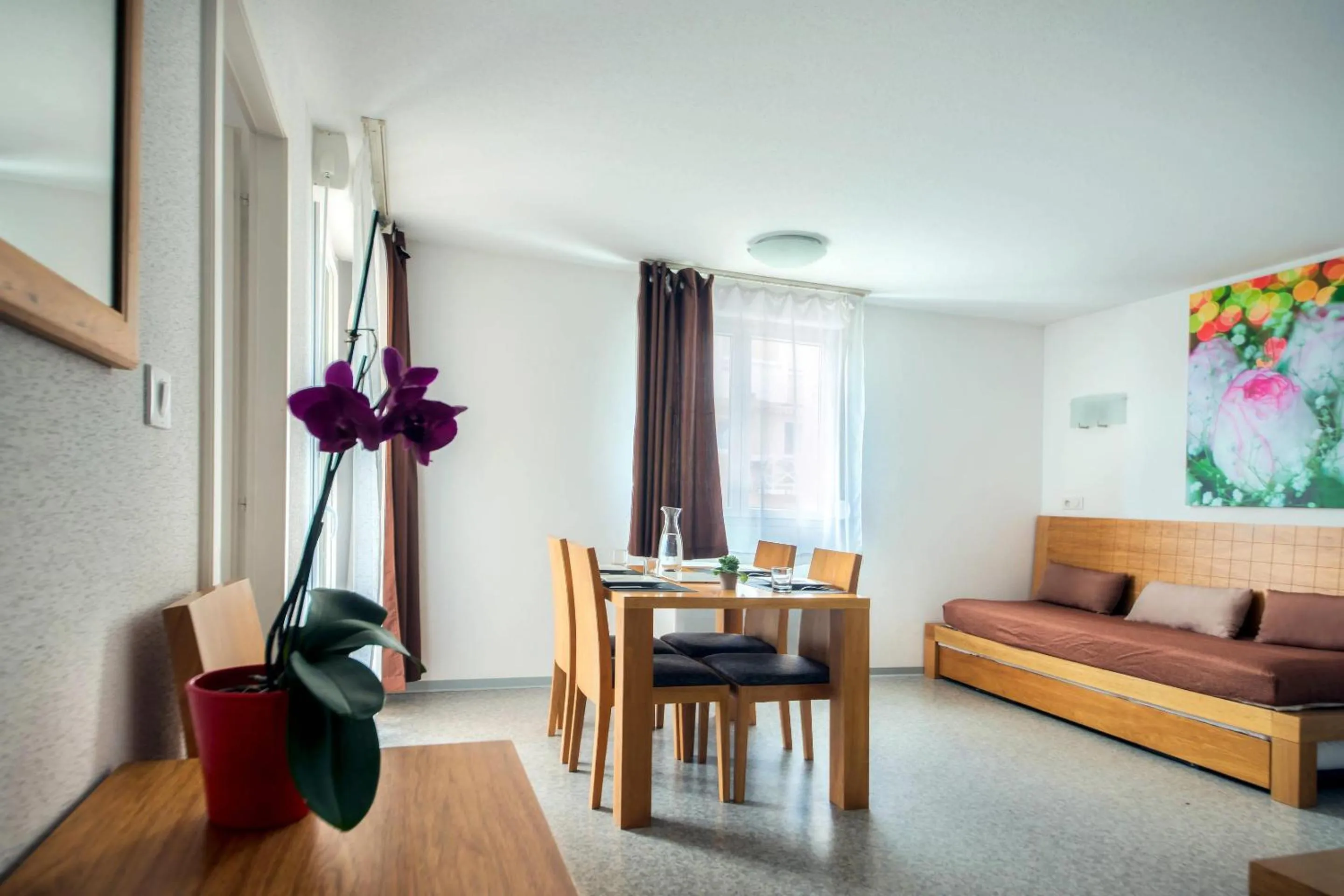 Bedroom in Comfort Aparthotel Mutzig Portes d'Alsace