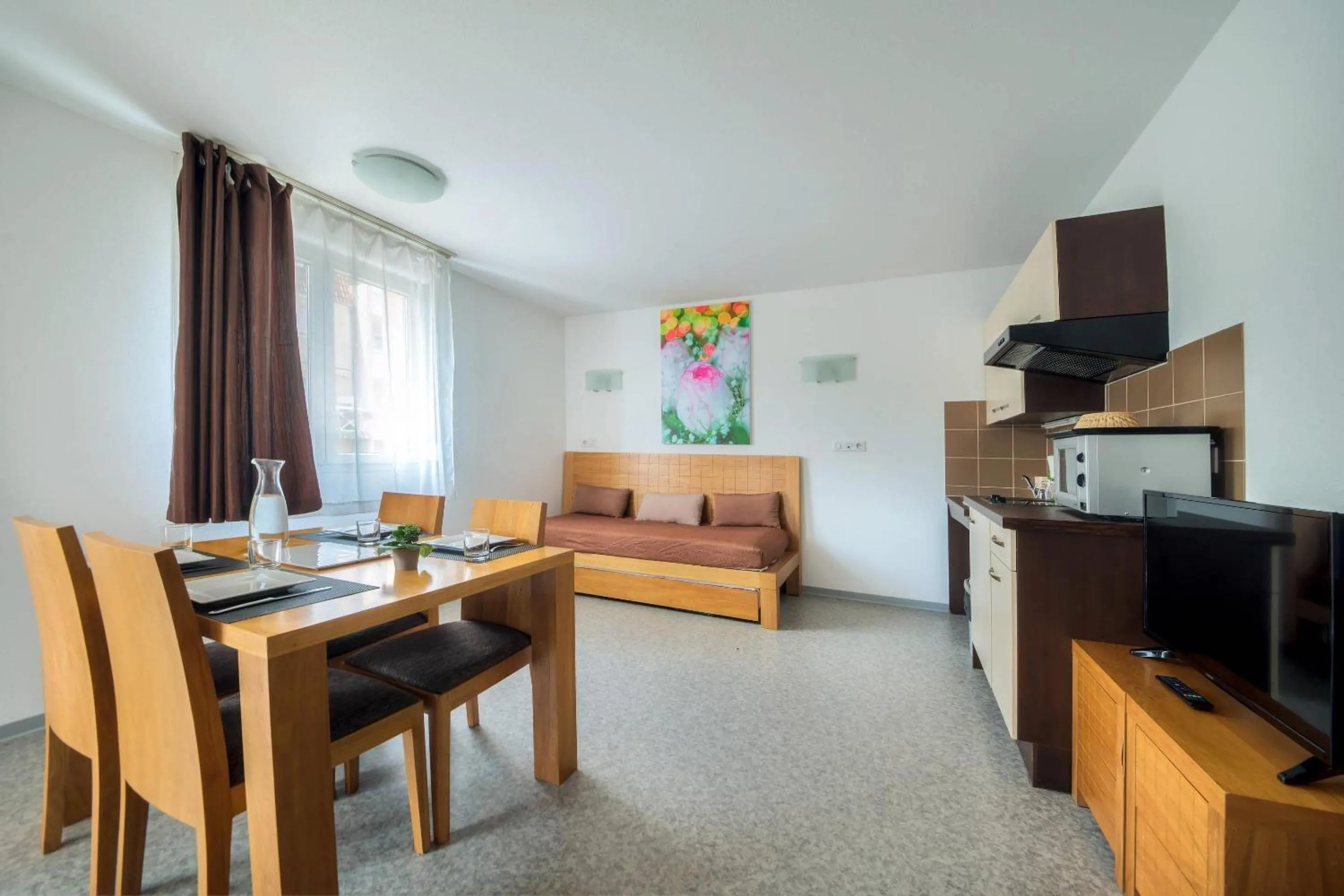 Bedroom in Comfort Aparthotel Mutzig Portes d'Alsace