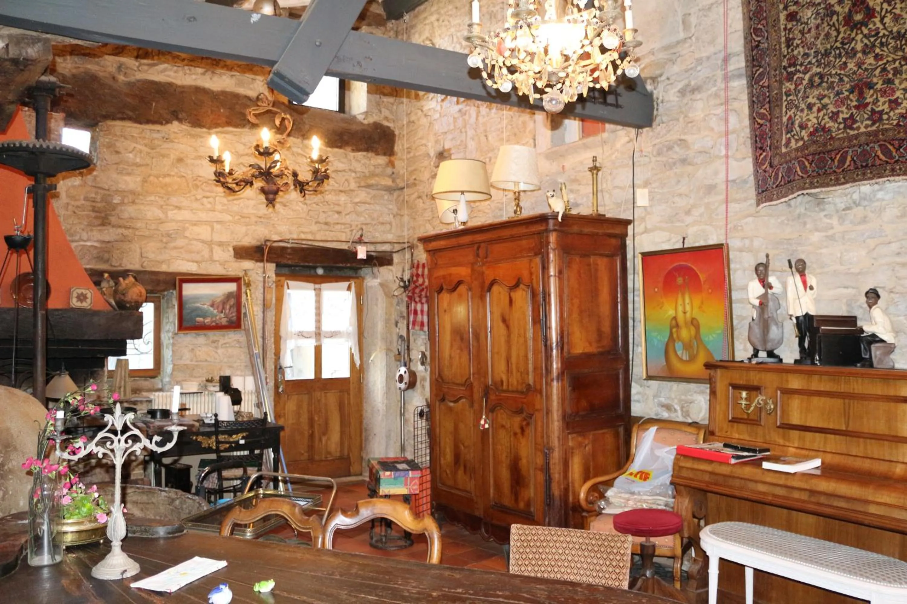 Seating area in Le Moulin à huile