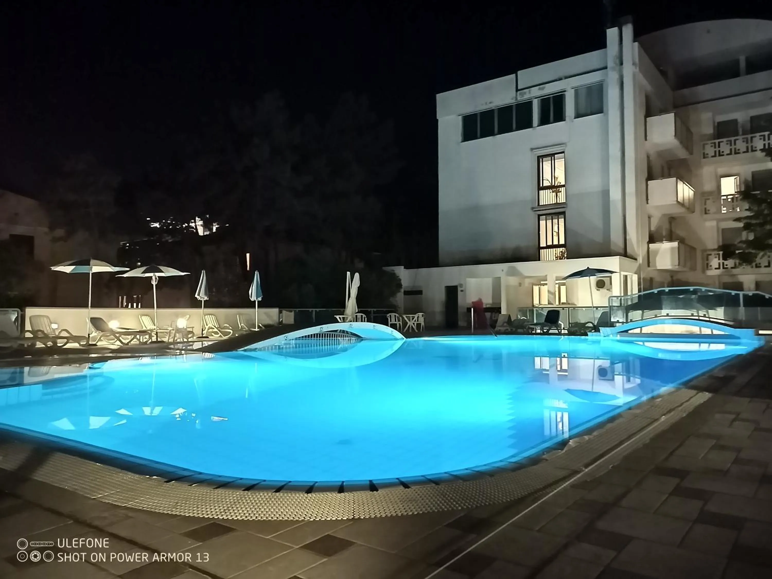 Pool view in Hotel Firenze