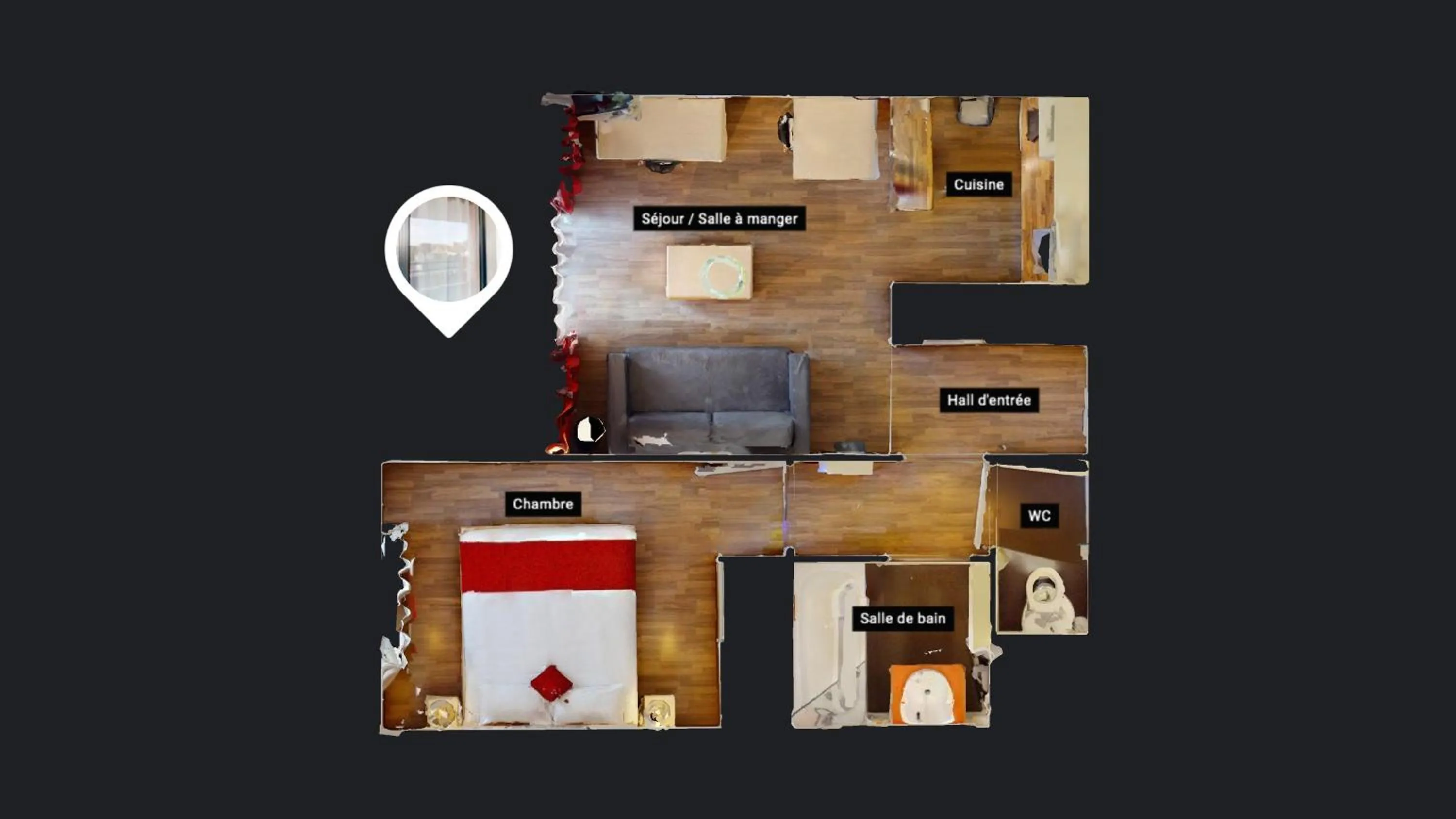 Floor plan in Alezan Hôtel & Résidence