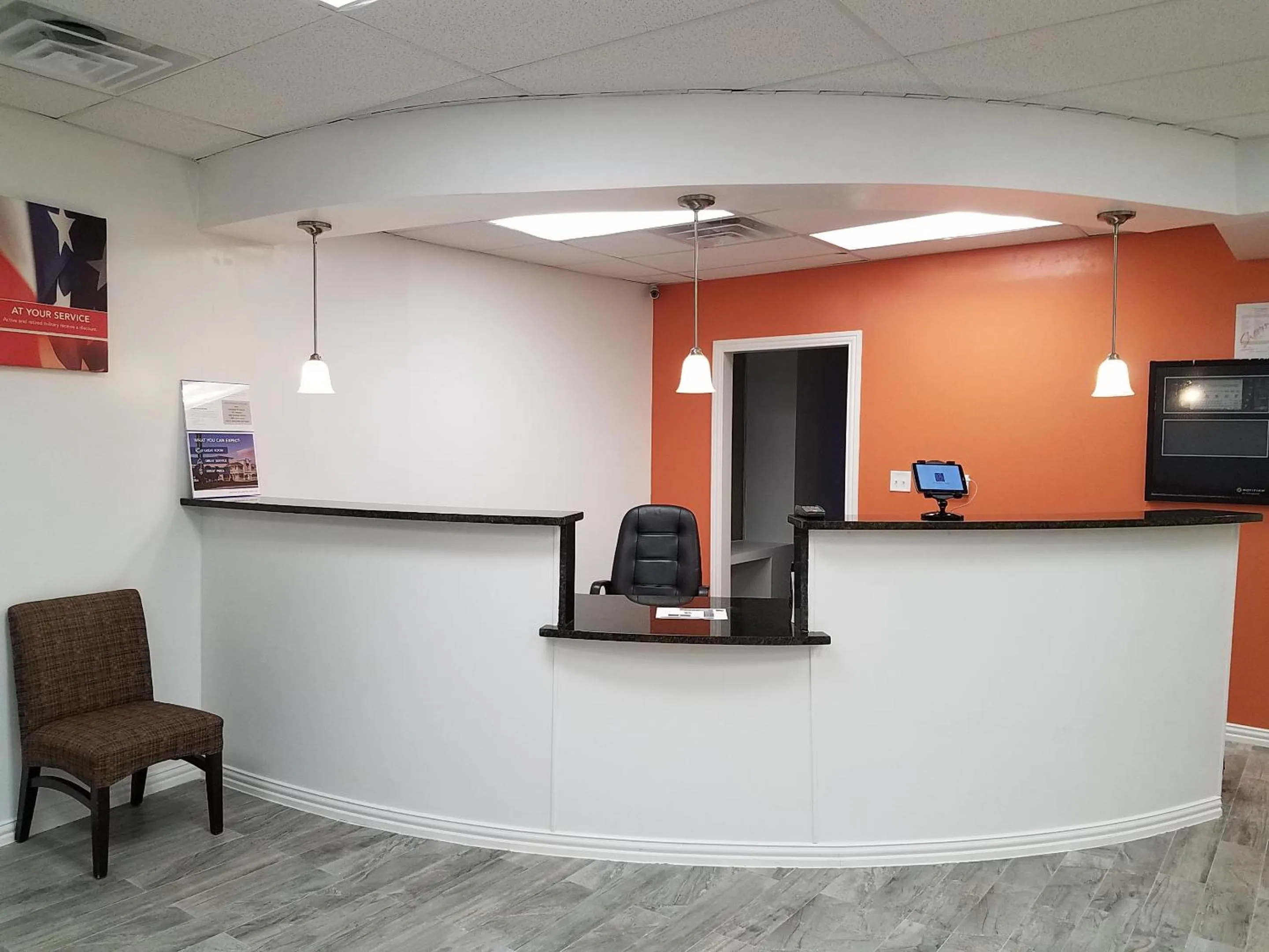 Lobby or reception in Motel 6 Sherman, TX