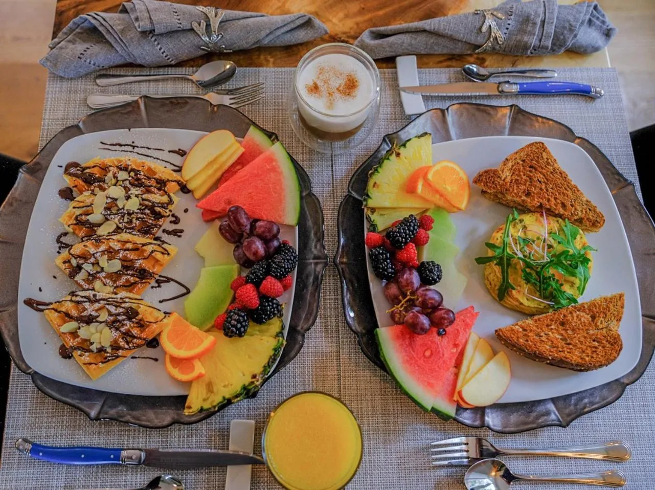 Breakfast in Le Pimbina