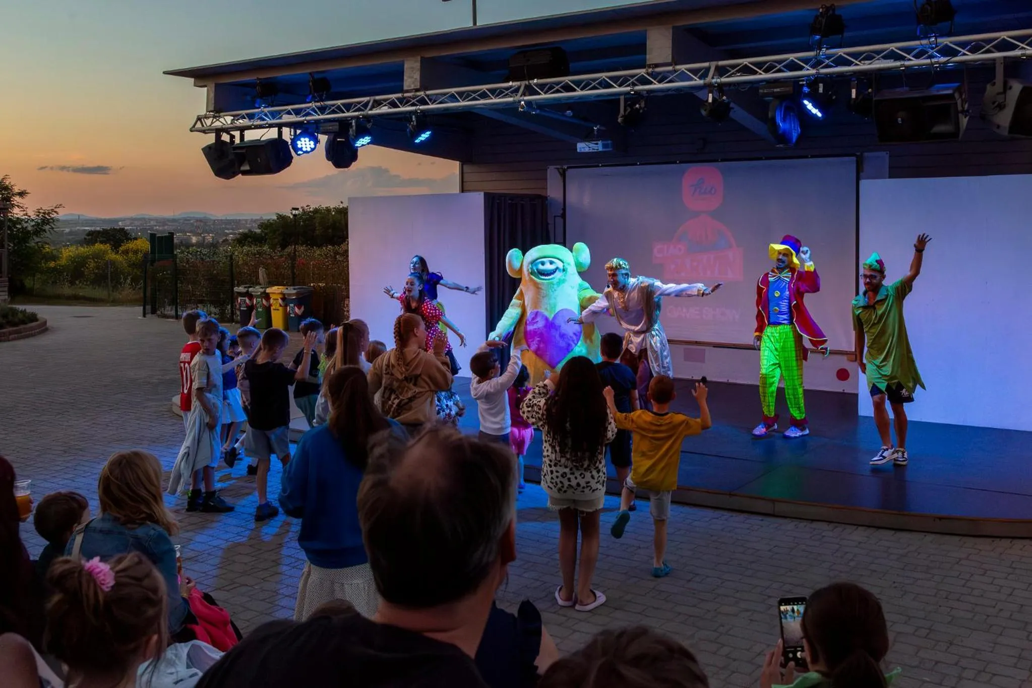 Evening entertainment in Fabulous village