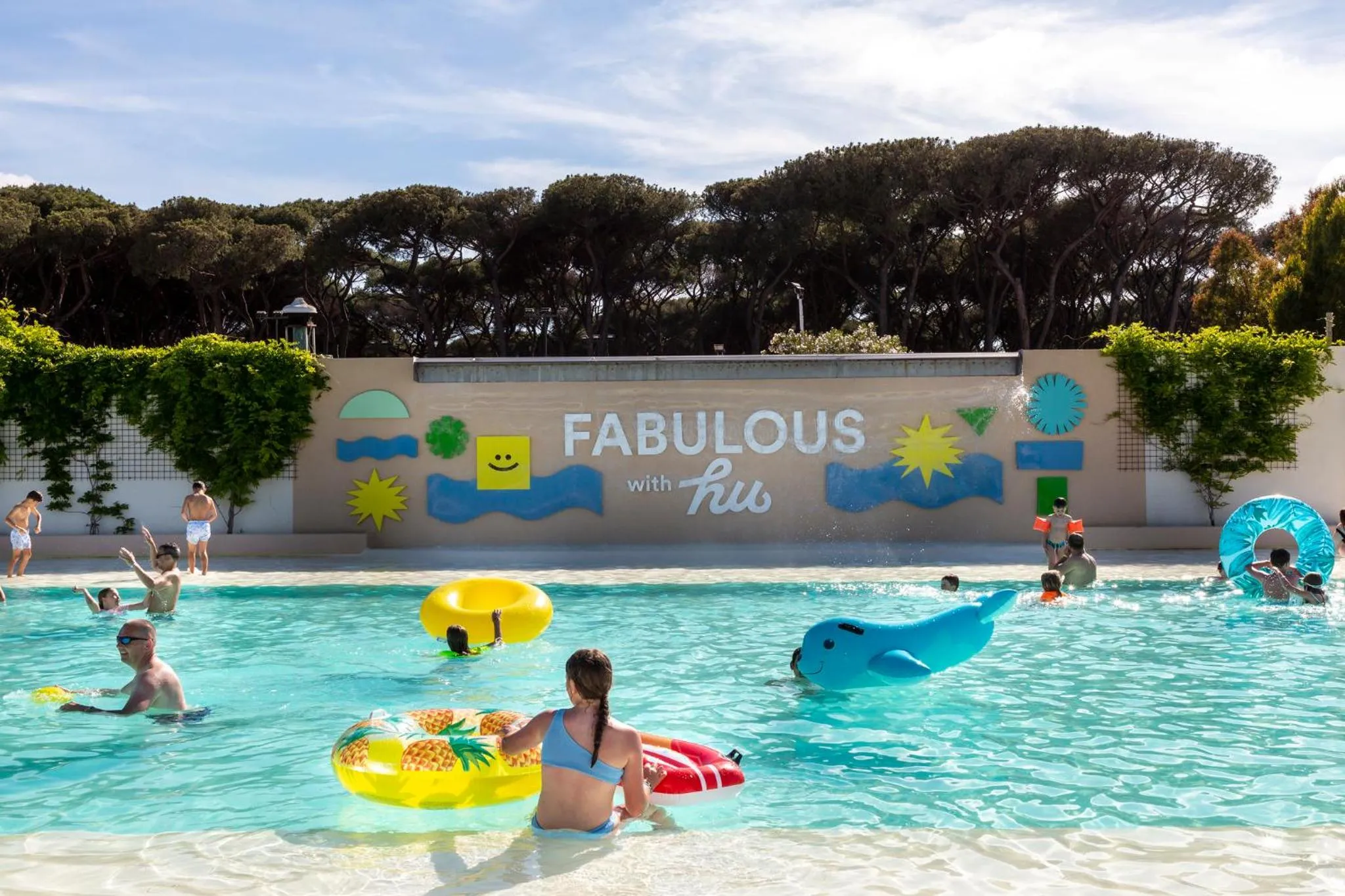 Swimming pool in Fabulous village