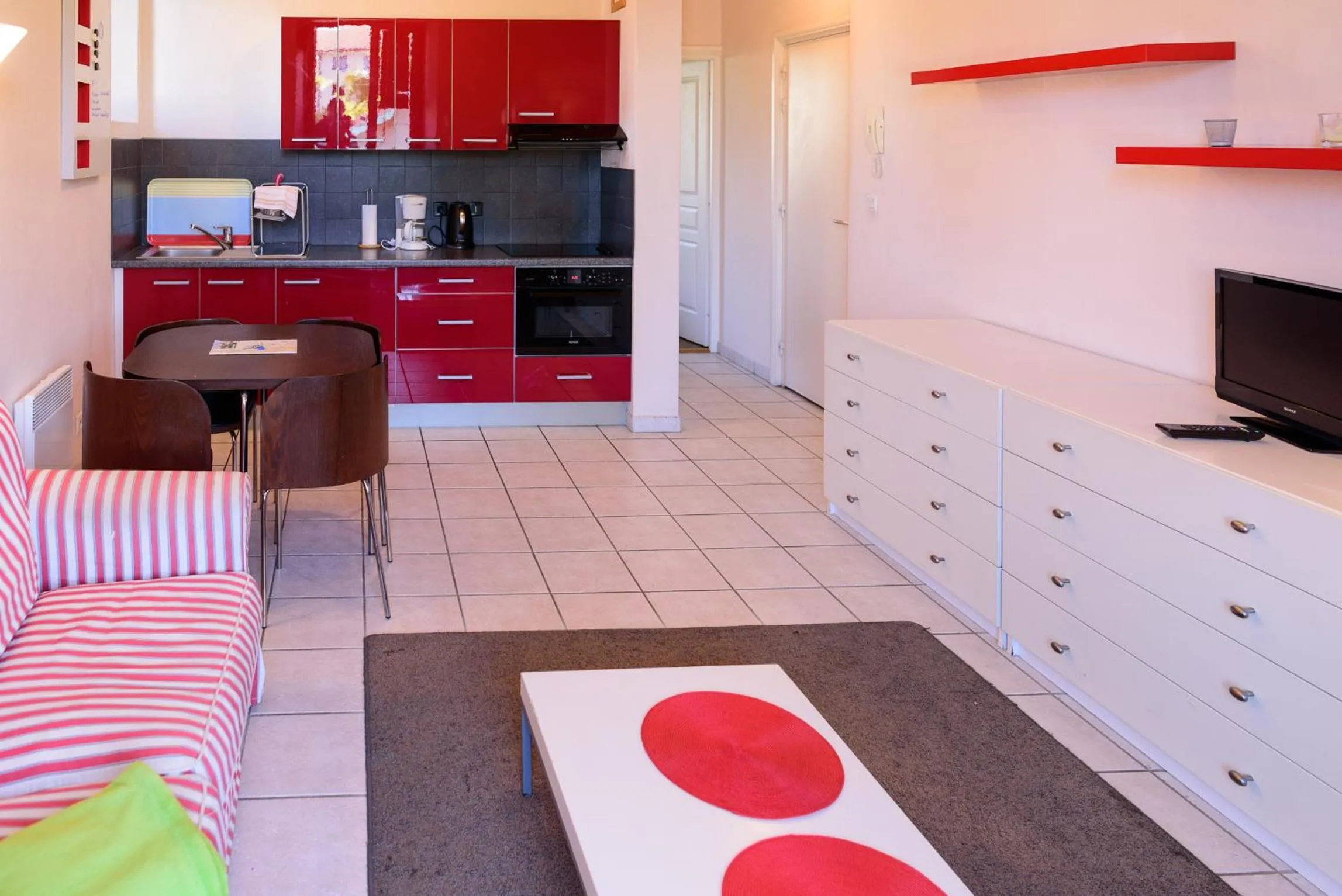 Living room in Les Z'hirondelles