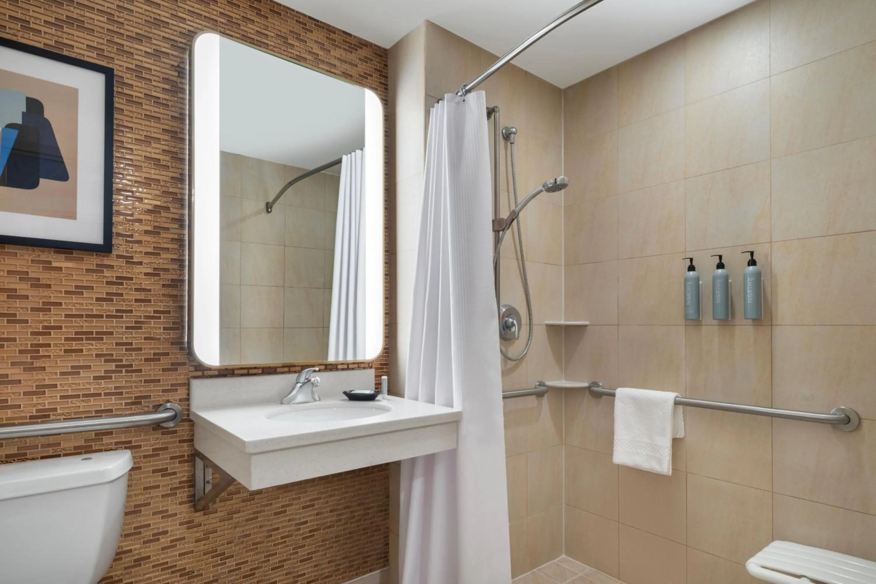 Bathroom in Courtyard by Marriott New York Manhattan / Soho