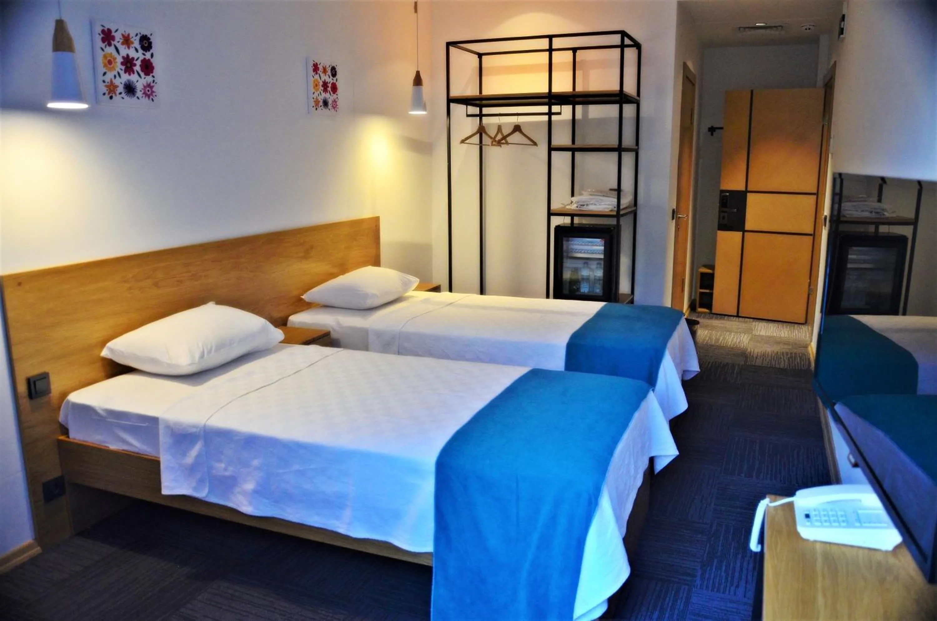 Bed in Pera Hotel Lüleburgaz