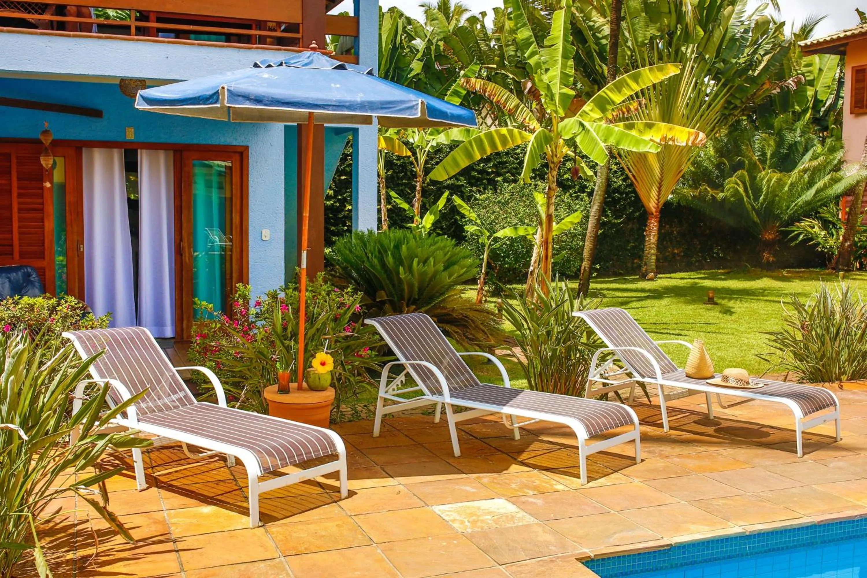 Patio in Residence Pé na Areia