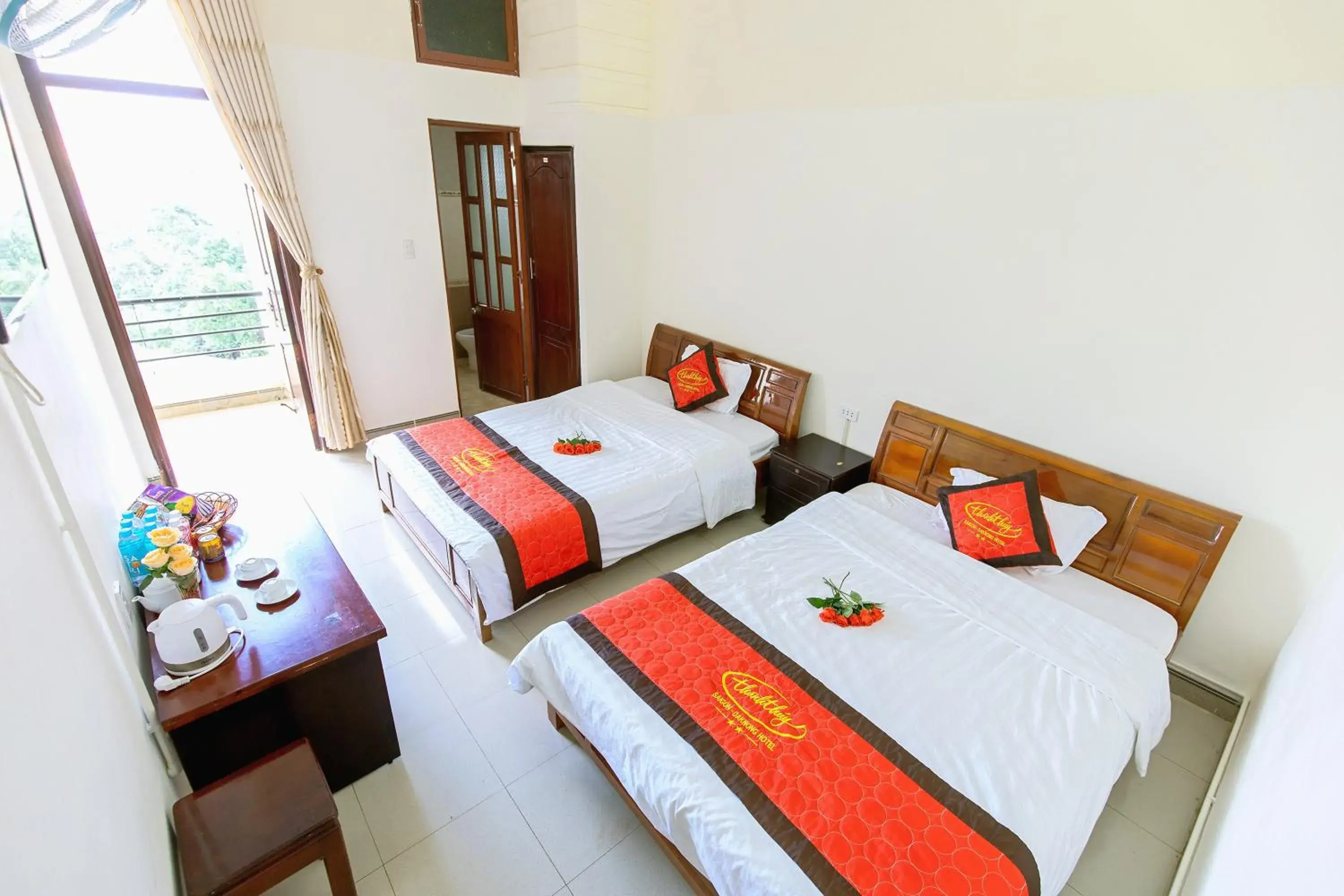 Photo of the whole room, Bed in Sai Gon Dak Nong Hotel Photo of the whole room, Bed in Sai Gon Dak Nong Hotel