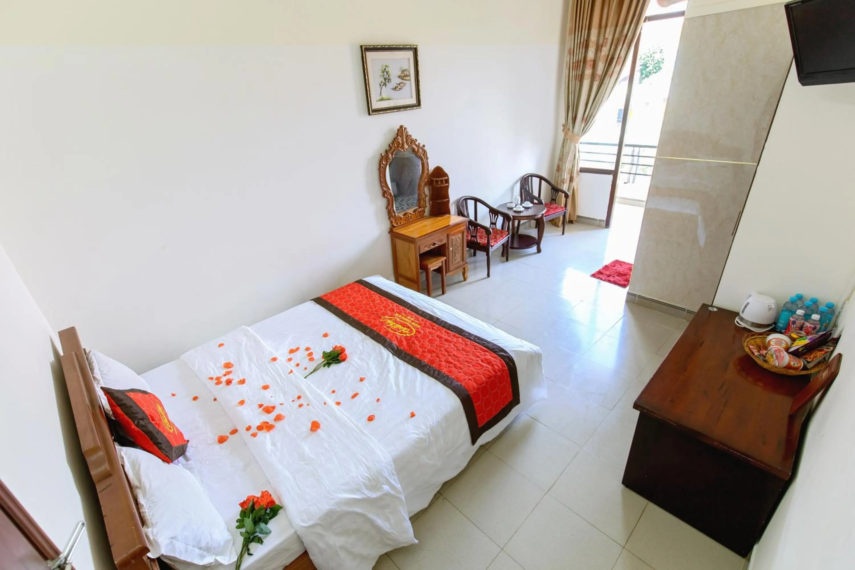 Bed in Sai Gon Dak Nong Hotel