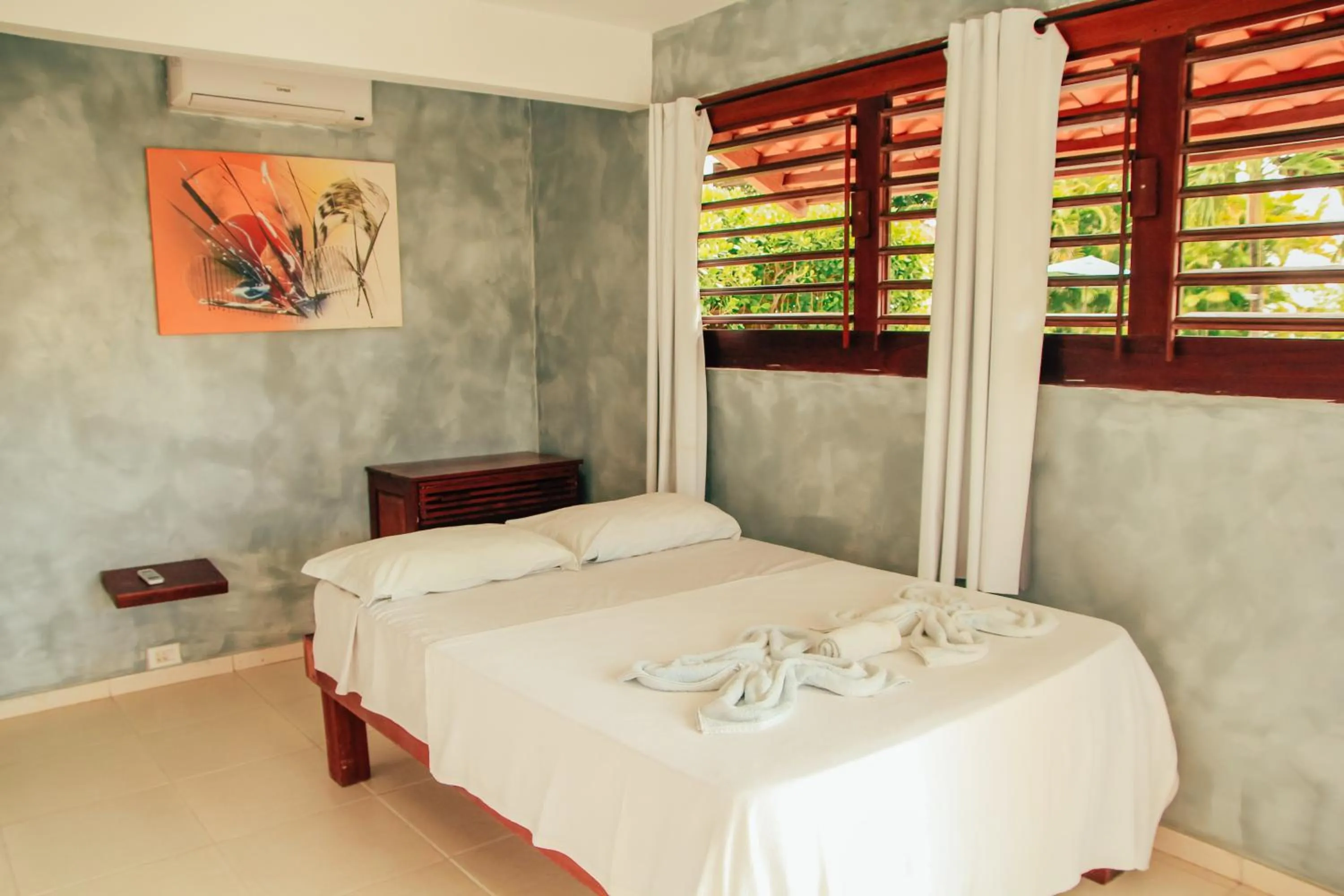 Bed in Pipa Panorama Aparthotel