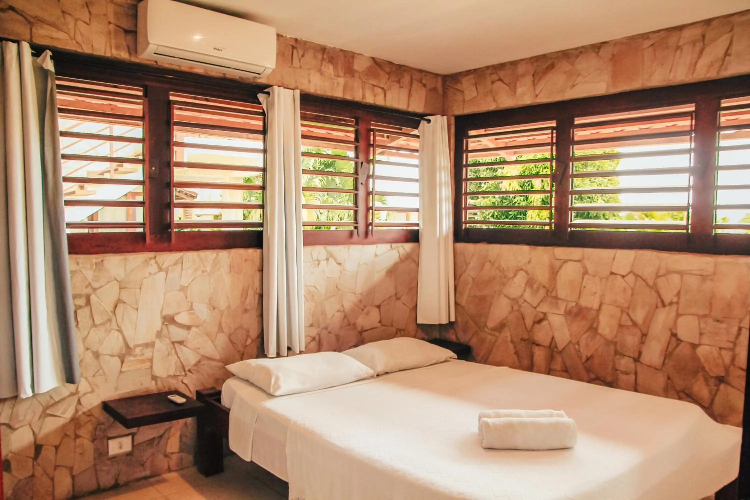 Bed in Pipa Panorama Aparthotel