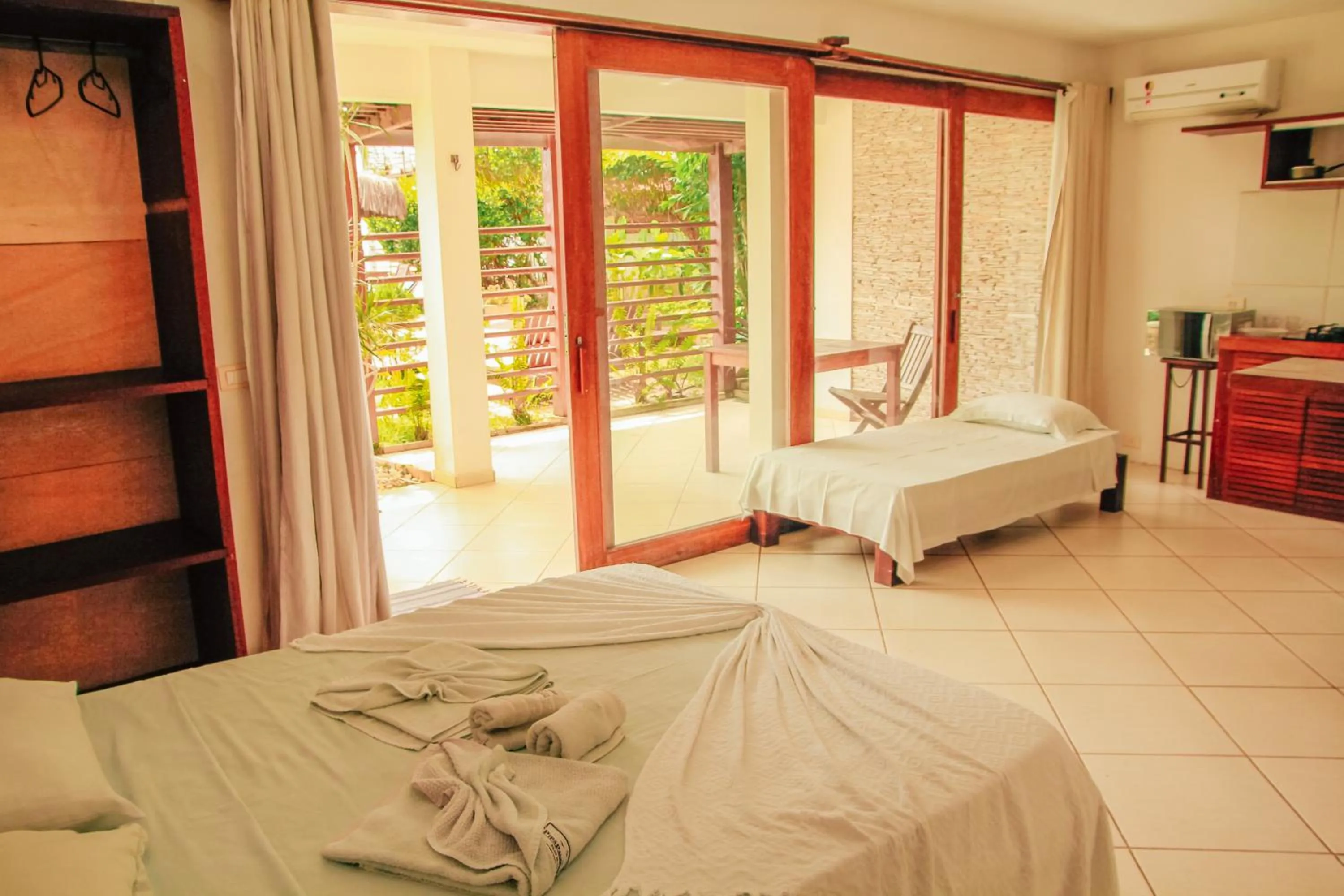 Bed in Pipa Panorama Aparthotel