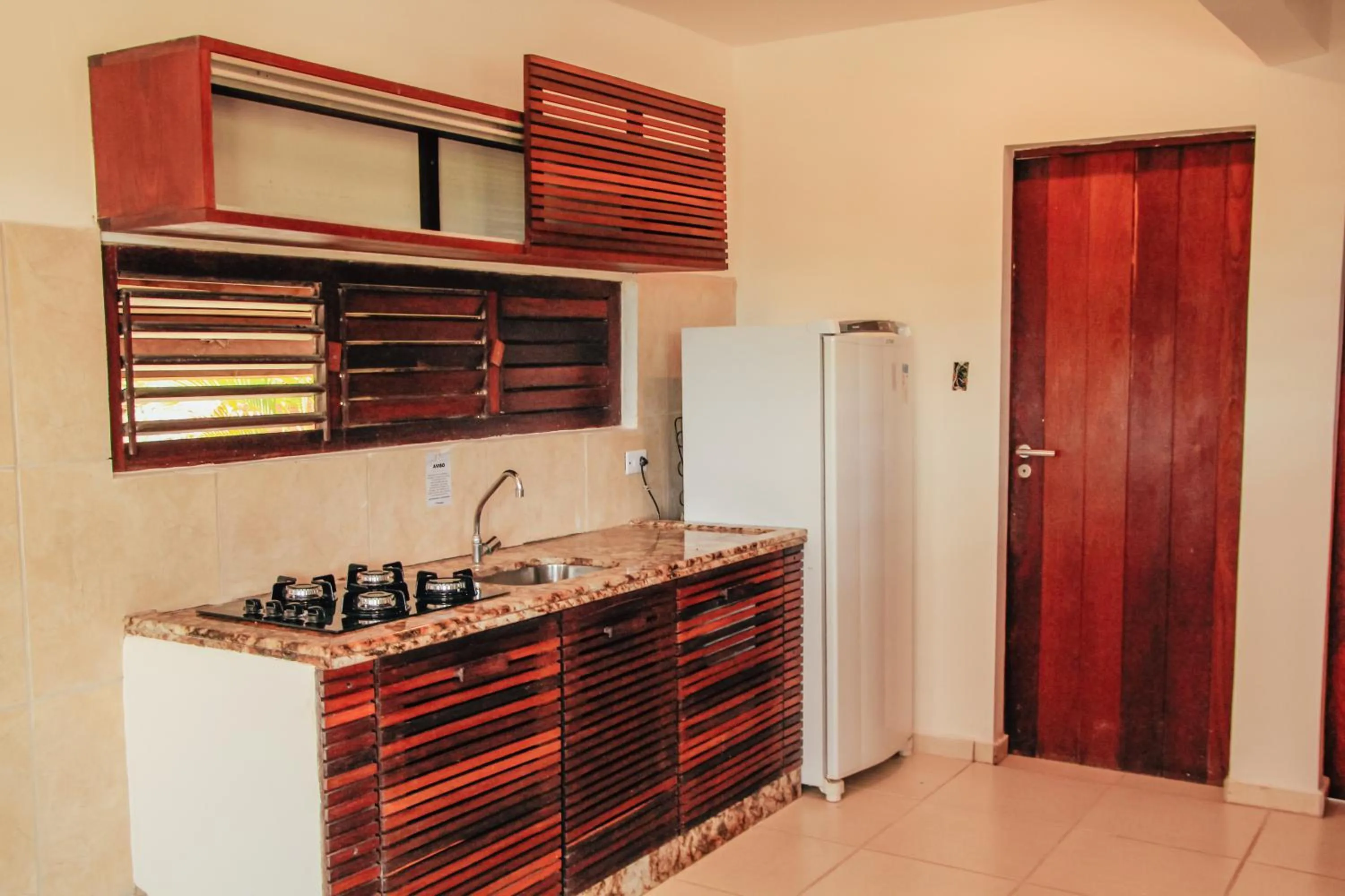 Kitchen or kitchenette in Pipa Panorama Aparthotel