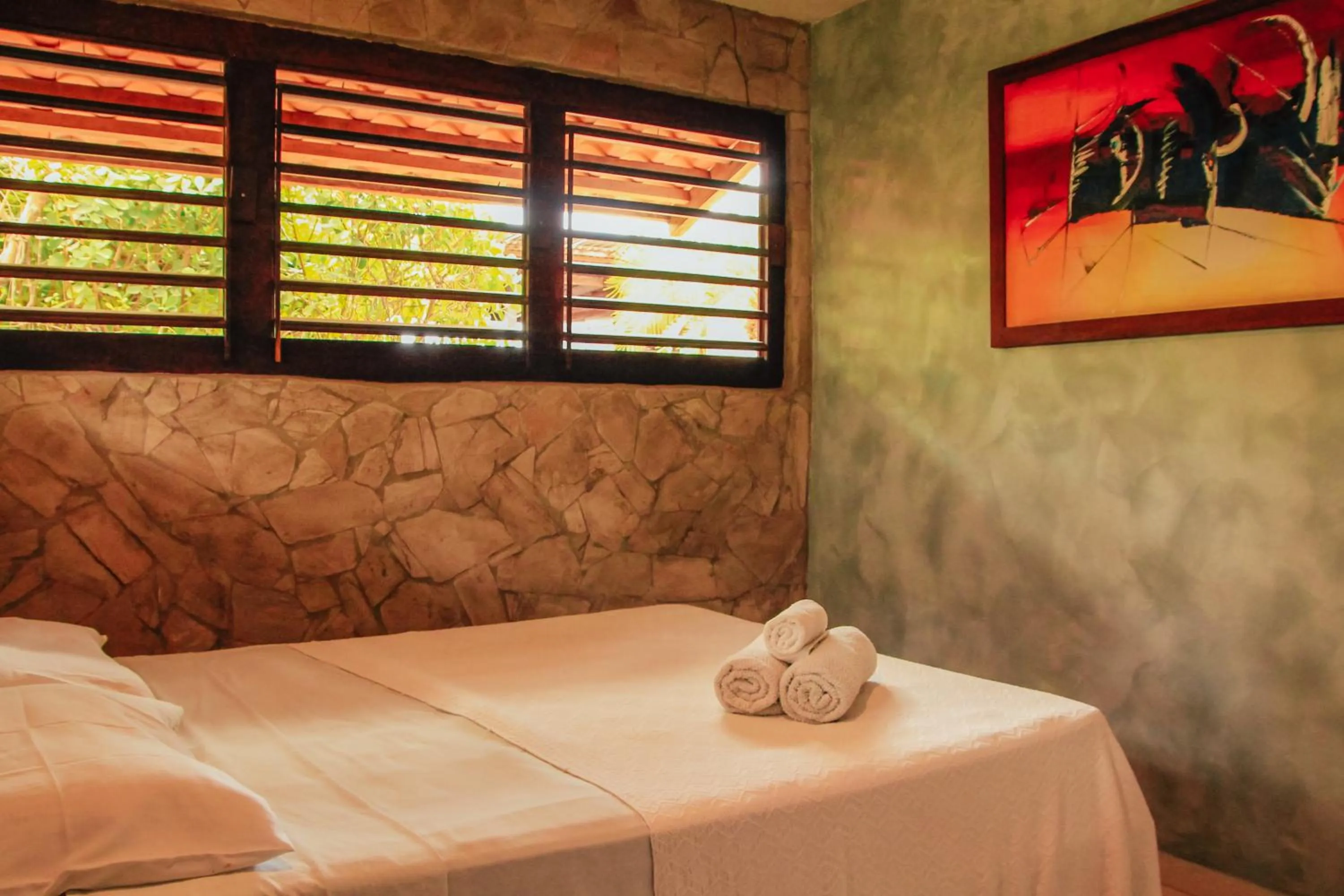 Bed in Pipa Panorama Aparthotel