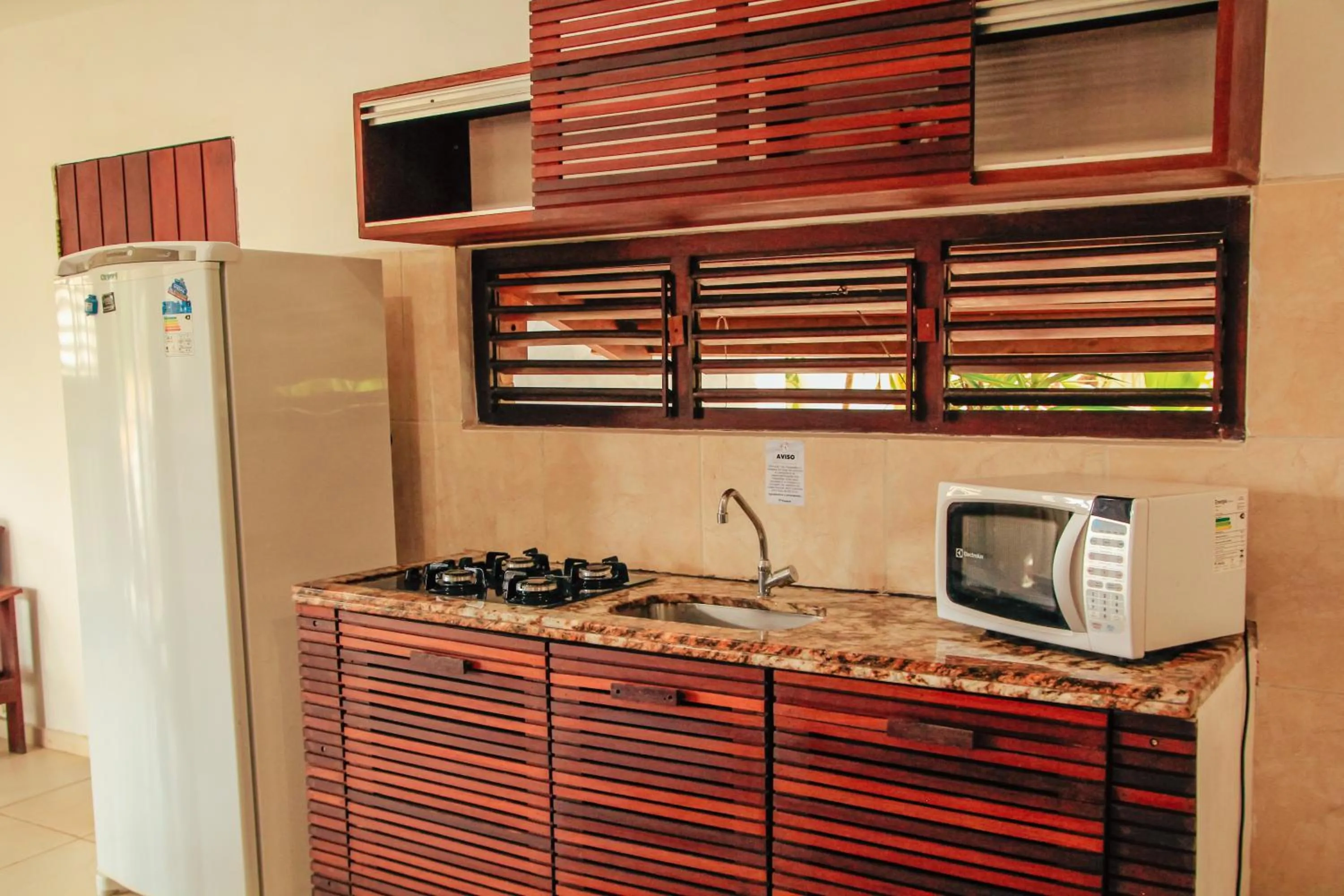 Kitchen or kitchenette in Pipa Panorama Aparthotel