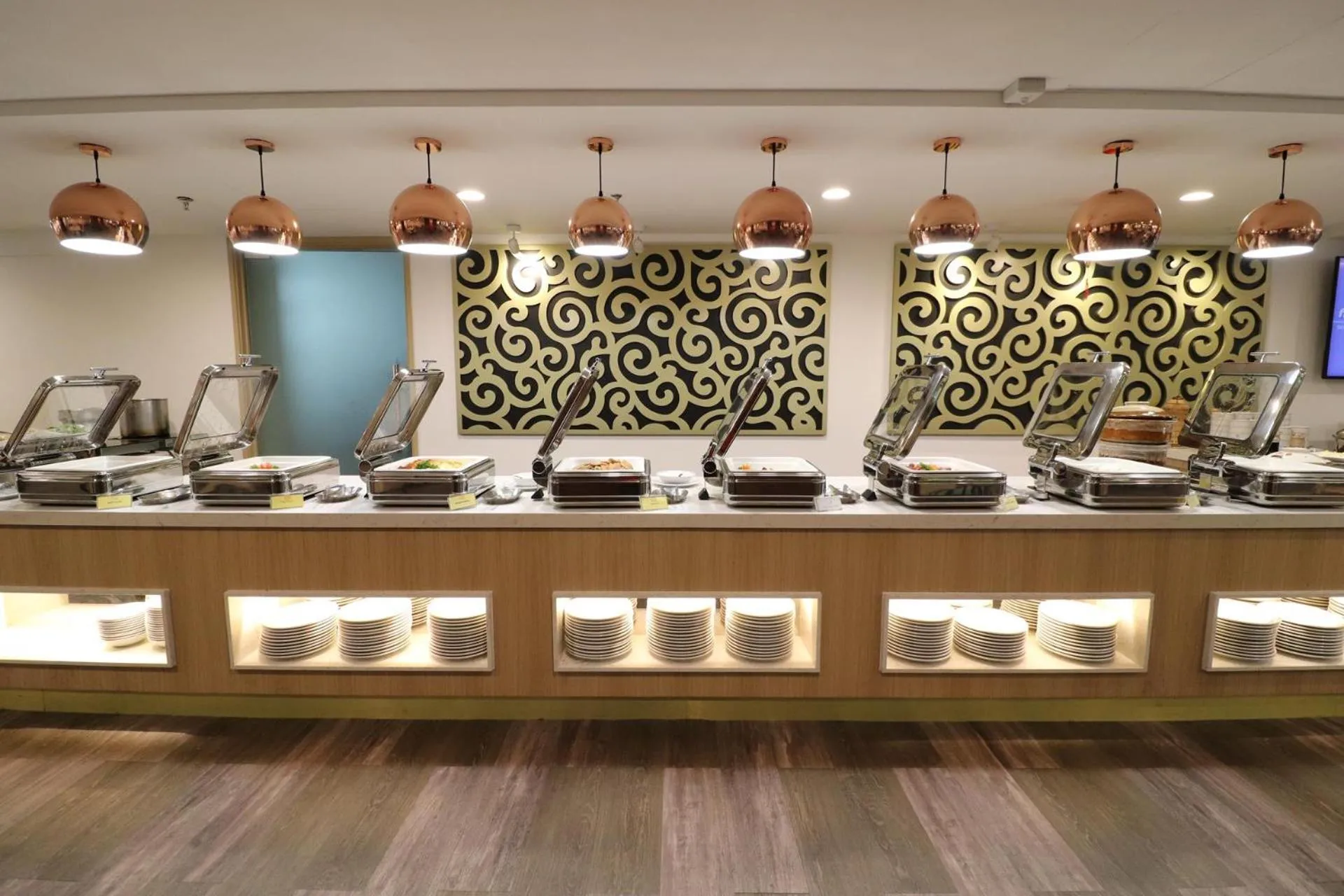 Buffet breakfast in Hotel Grand Continental Kuala Lumpur