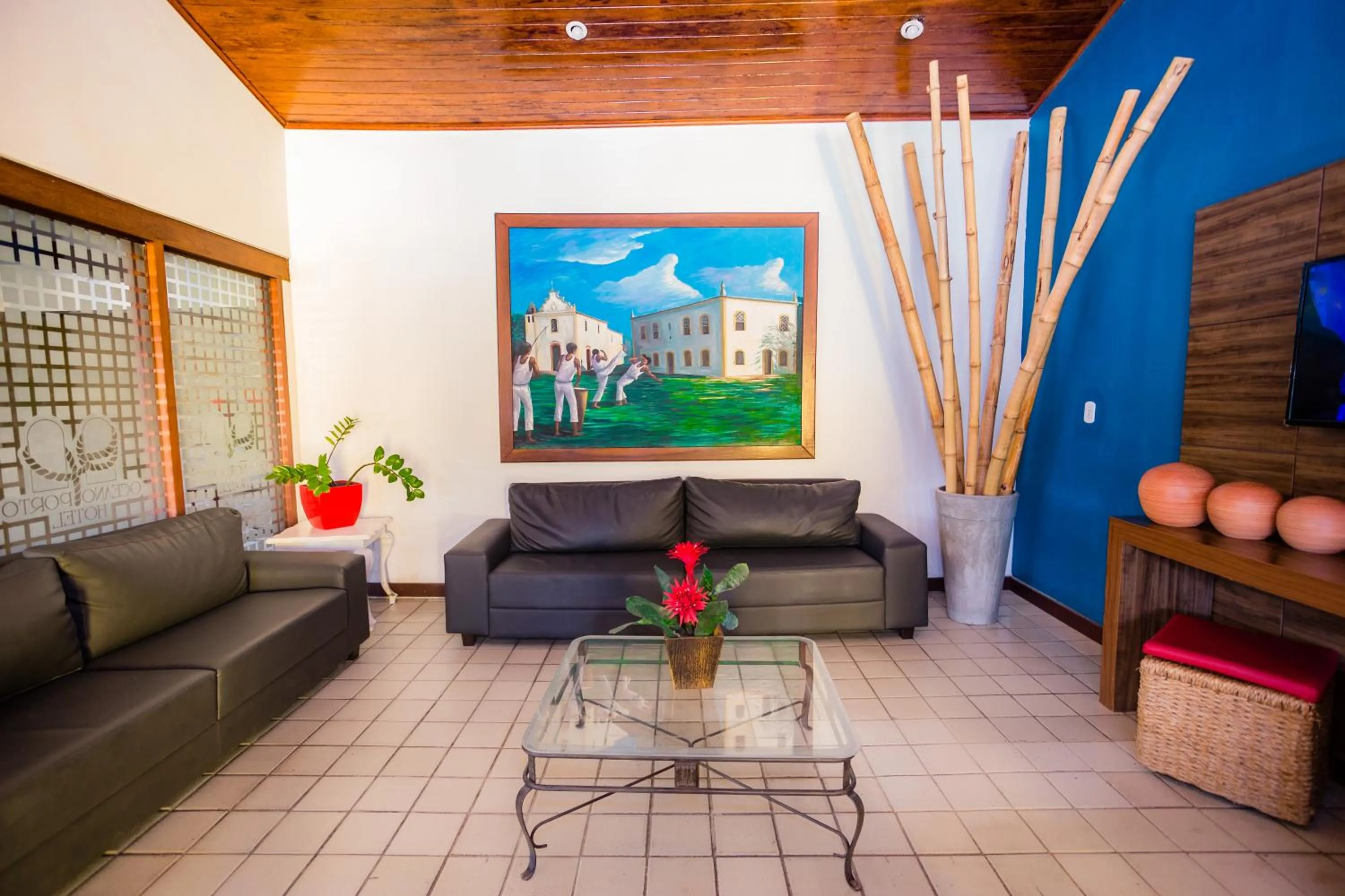 Seating area in Rede Andrade Estrela Dalva Centro Hotel