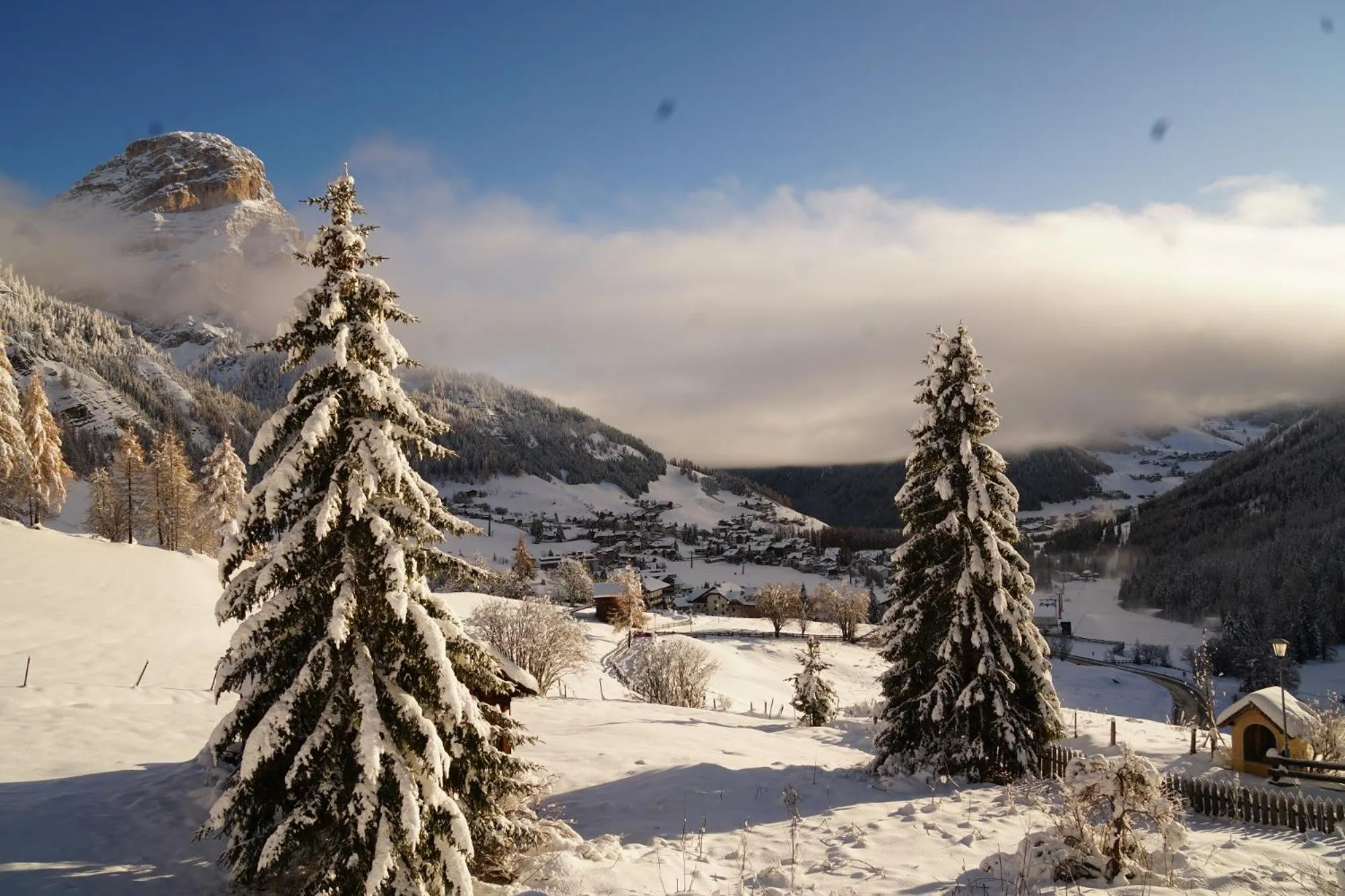 City view in Chalet Cogolara