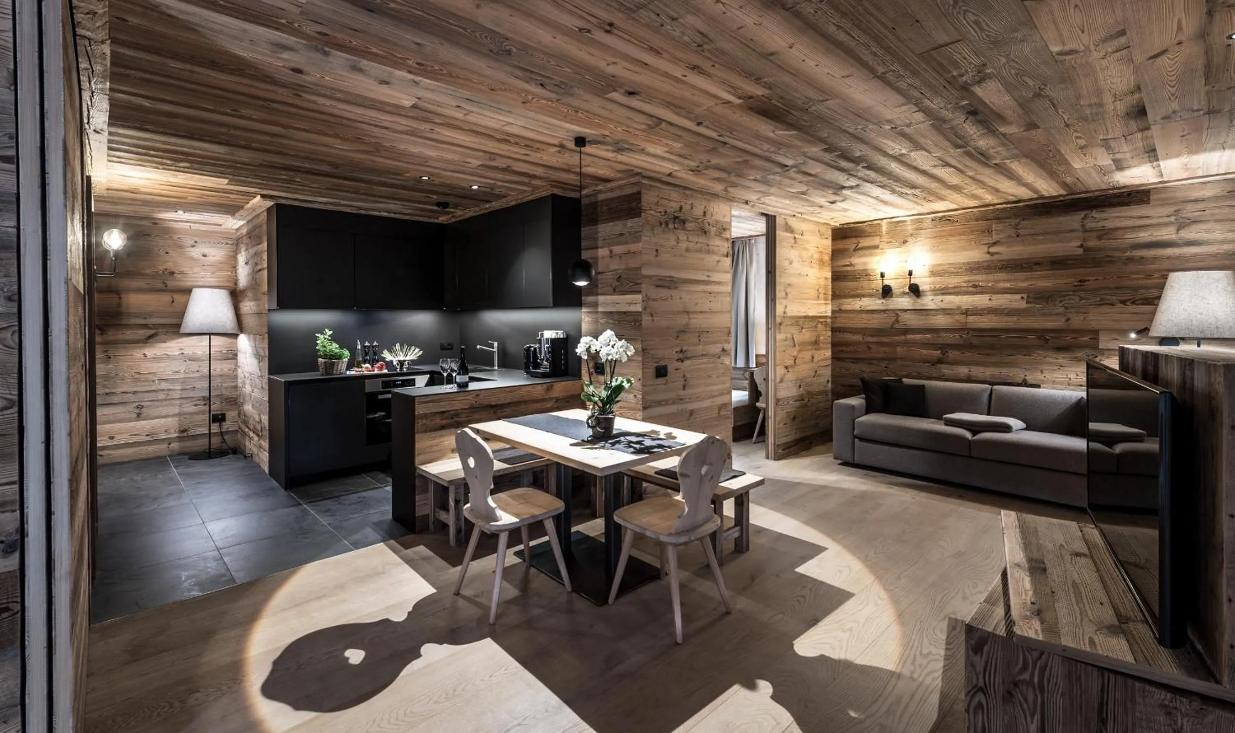 Kitchen or kitchenette in Chalet Cogolara