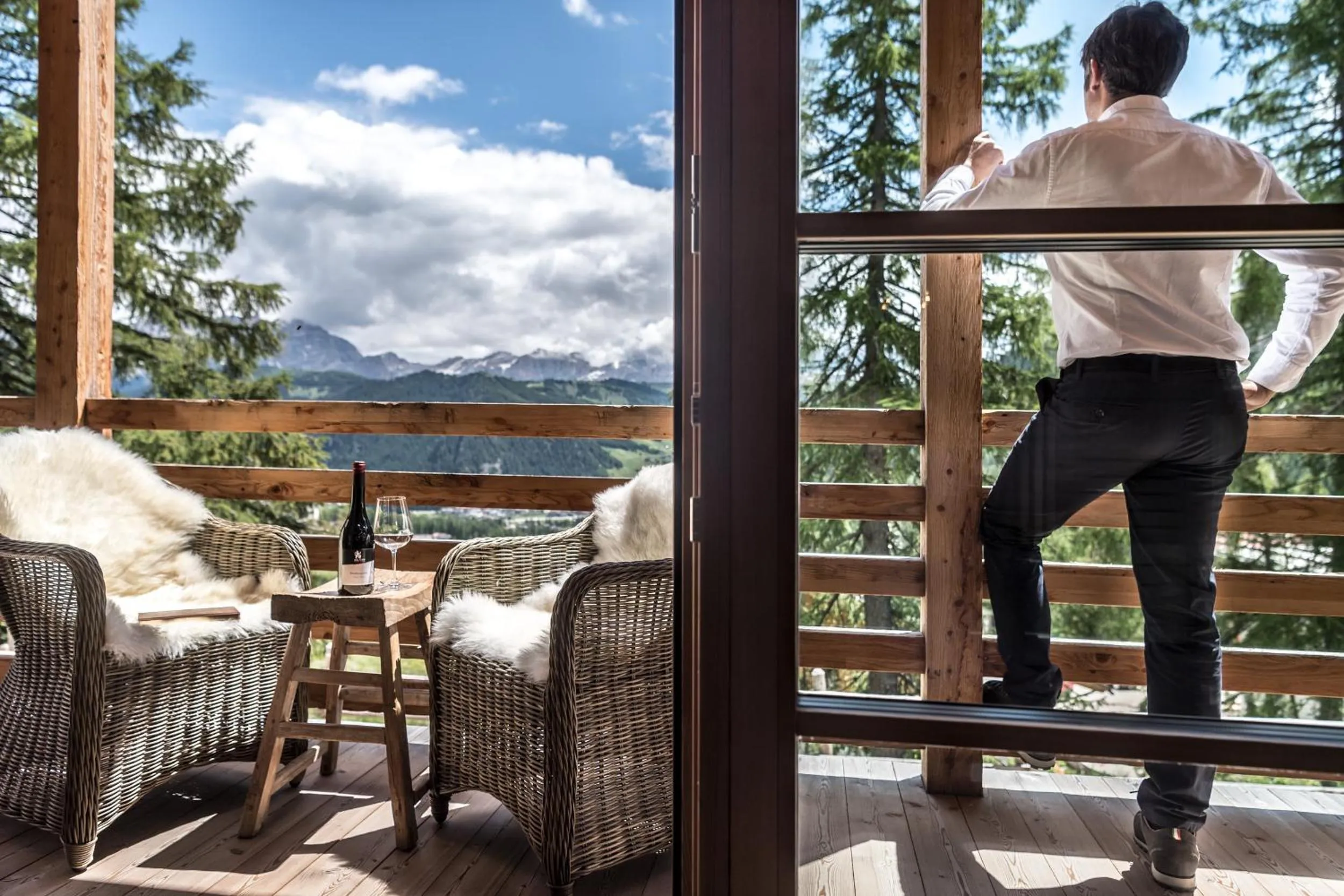 Balcony/Terrace in Chalet Cogolara