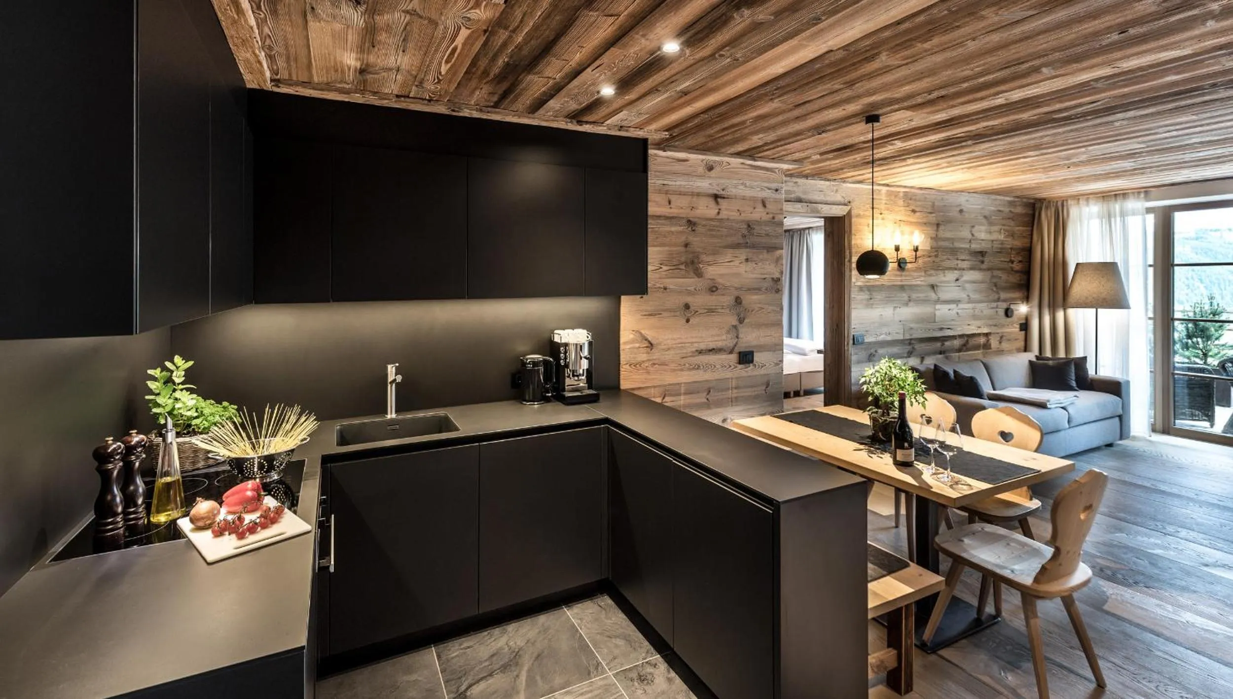 Kitchen or kitchenette in Chalet Cogolara