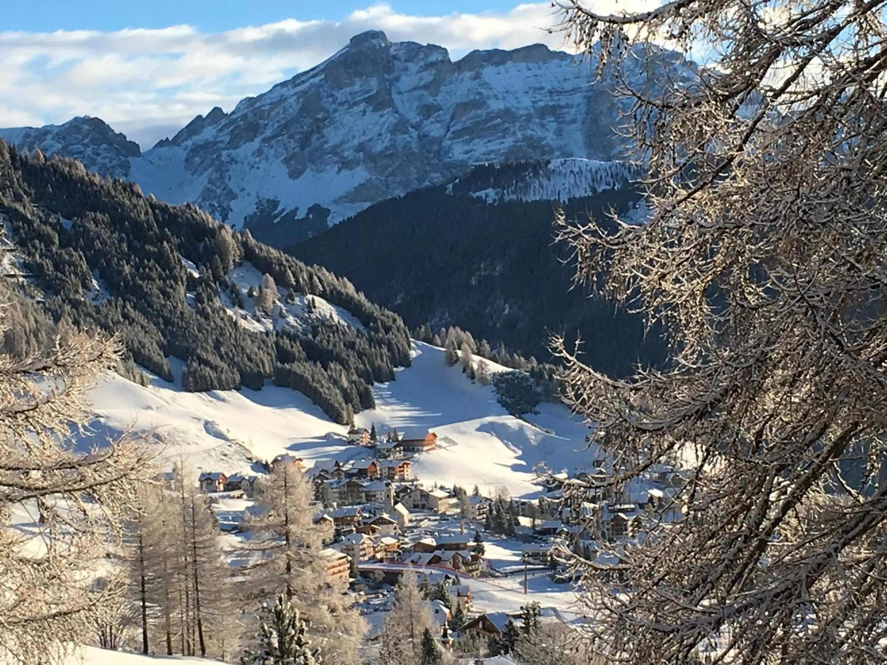 City view in Chalet Cogolara