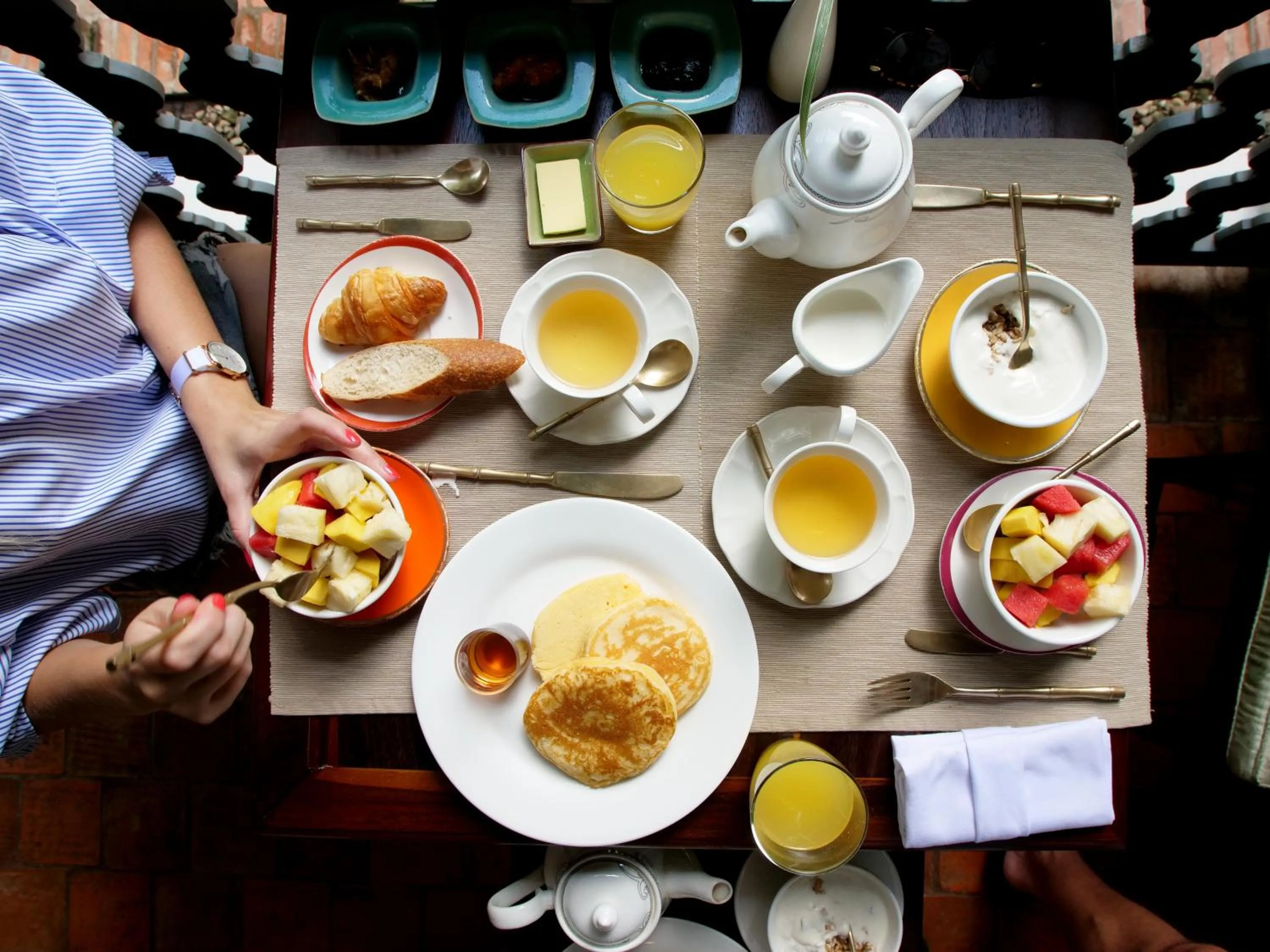 Breakfast in Satri House Hotel