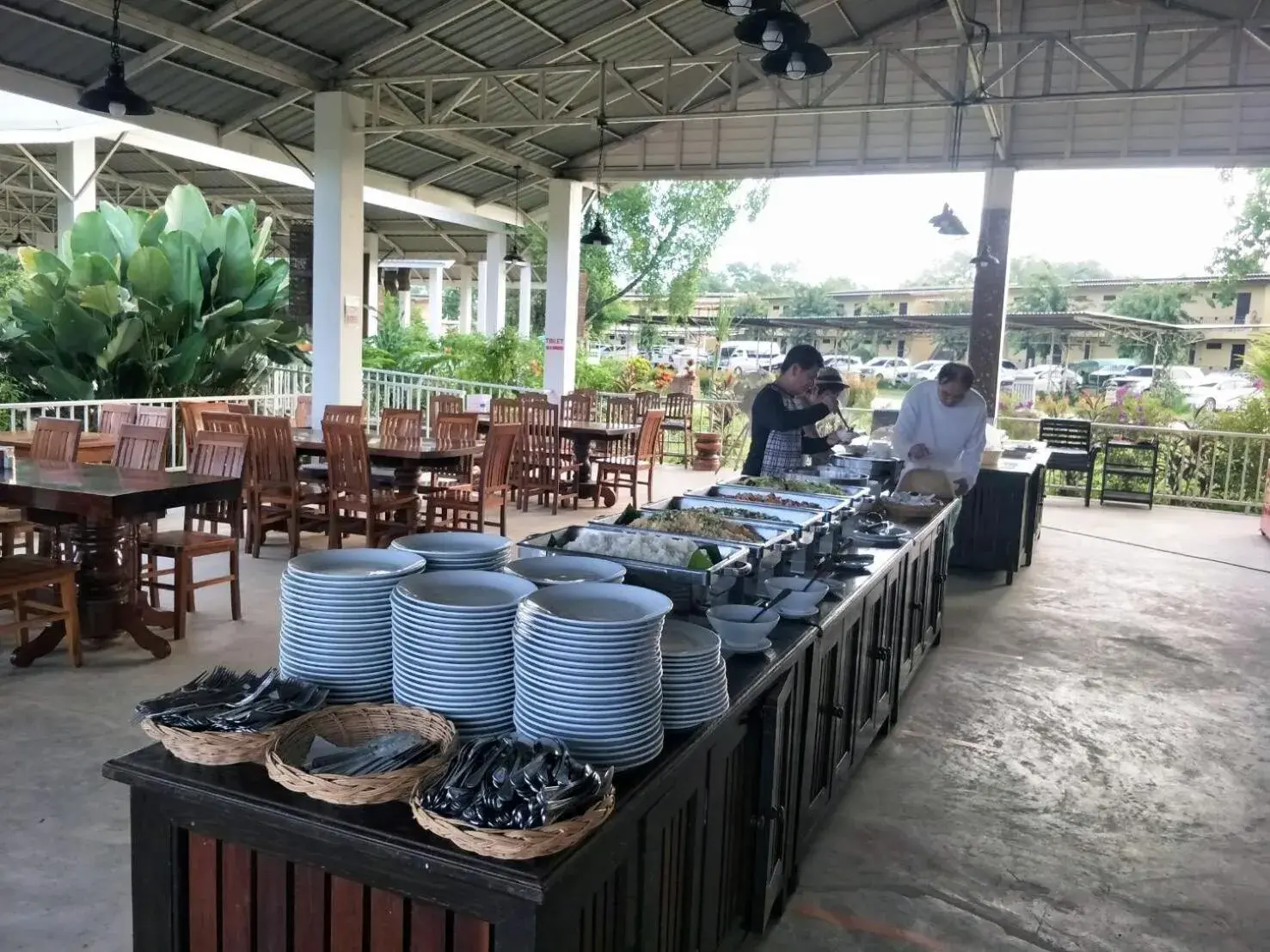 Buffet breakfast in Nakakiri Resort & Spa Buffet breakfast in Nakakiri Resort & Spa