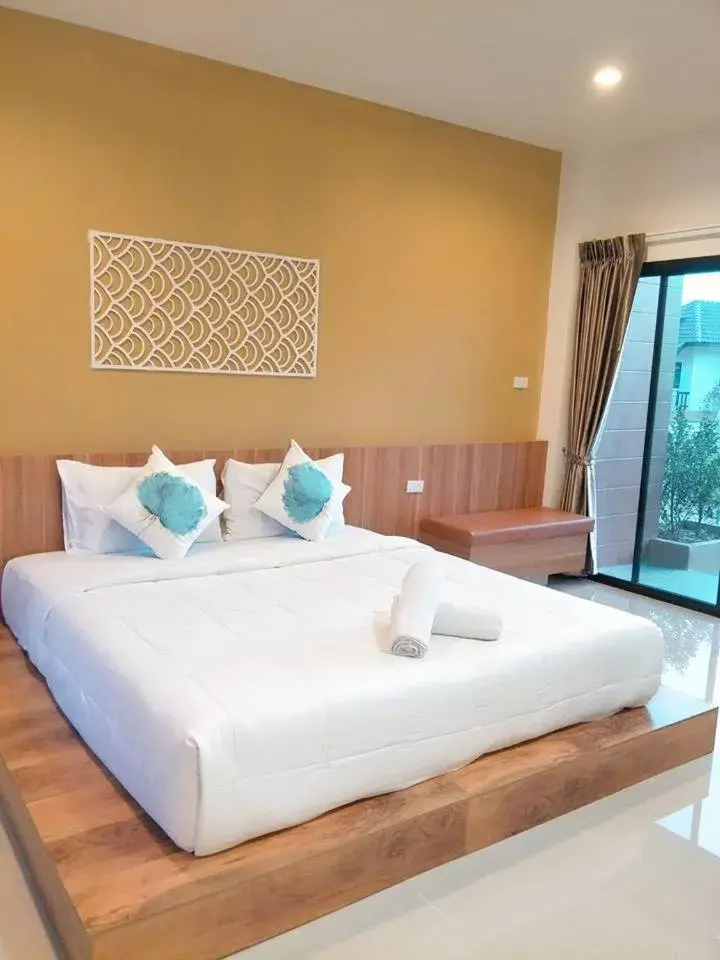 Bed in Suwi Coco Ville Resort Bed in Suwi Coco Ville Resort