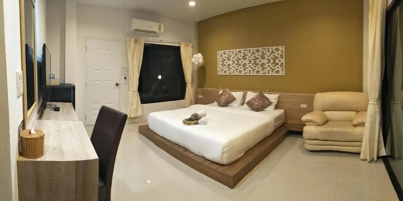 Bed in Suwi Coco Ville Resort