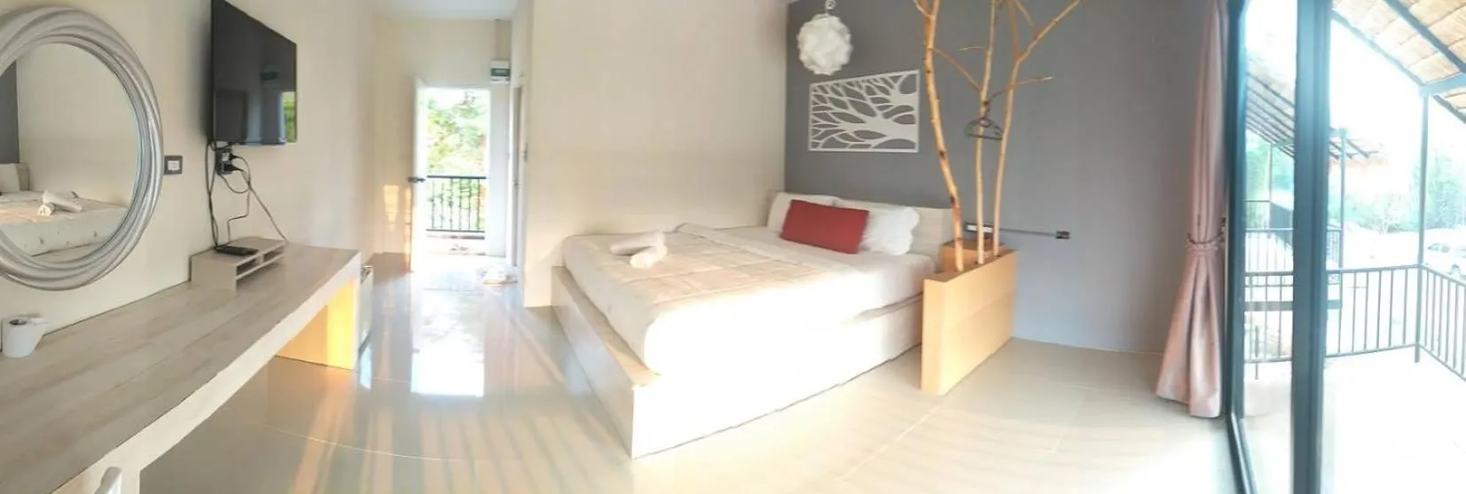 Bed in Suwi Coco Ville Resort