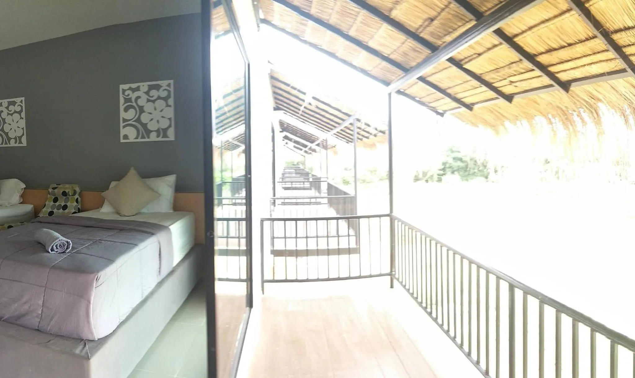 Bed in Suwi Coco Ville Resort