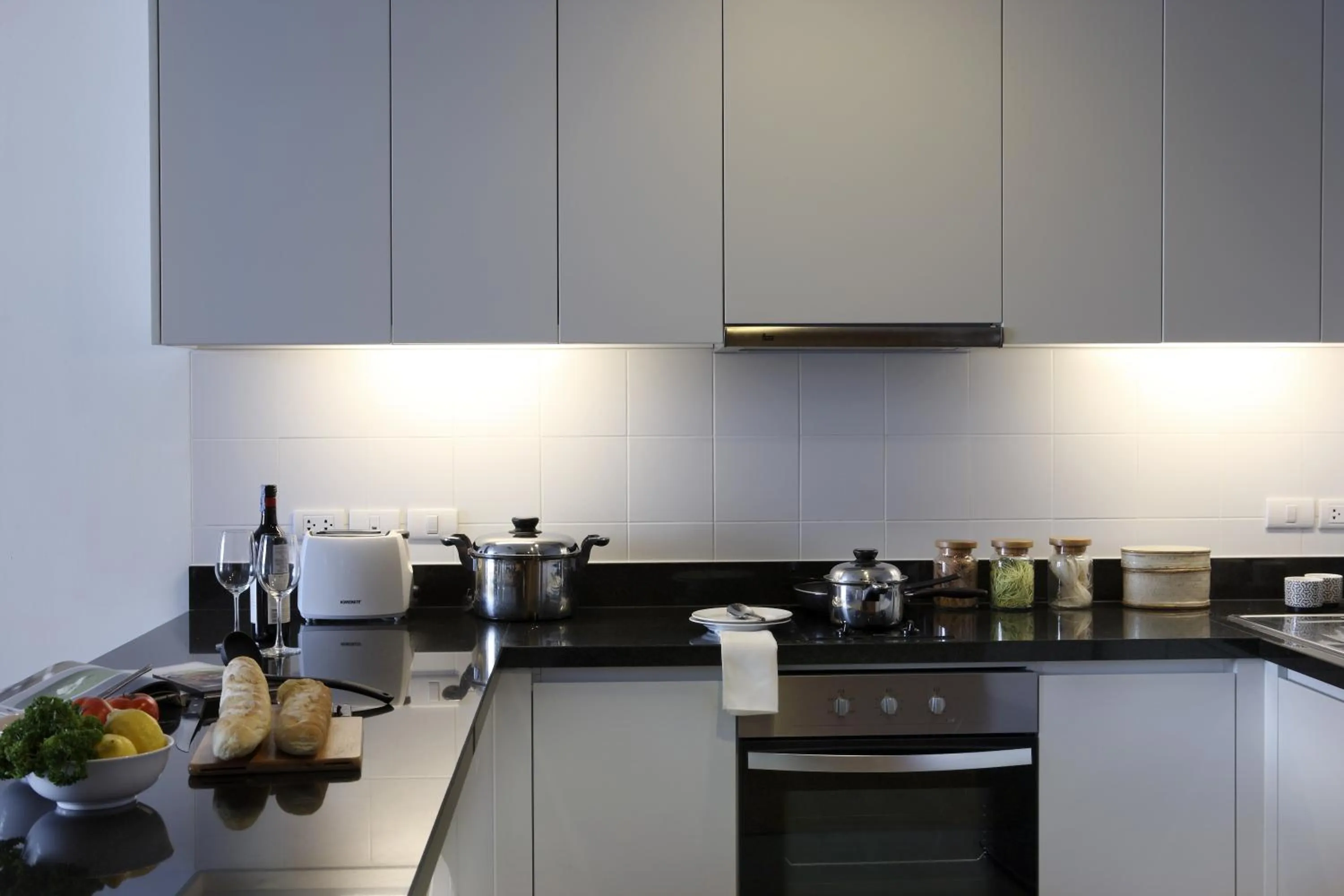 Kitchen or kitchenette in Shama Sukhumvit Bangkok