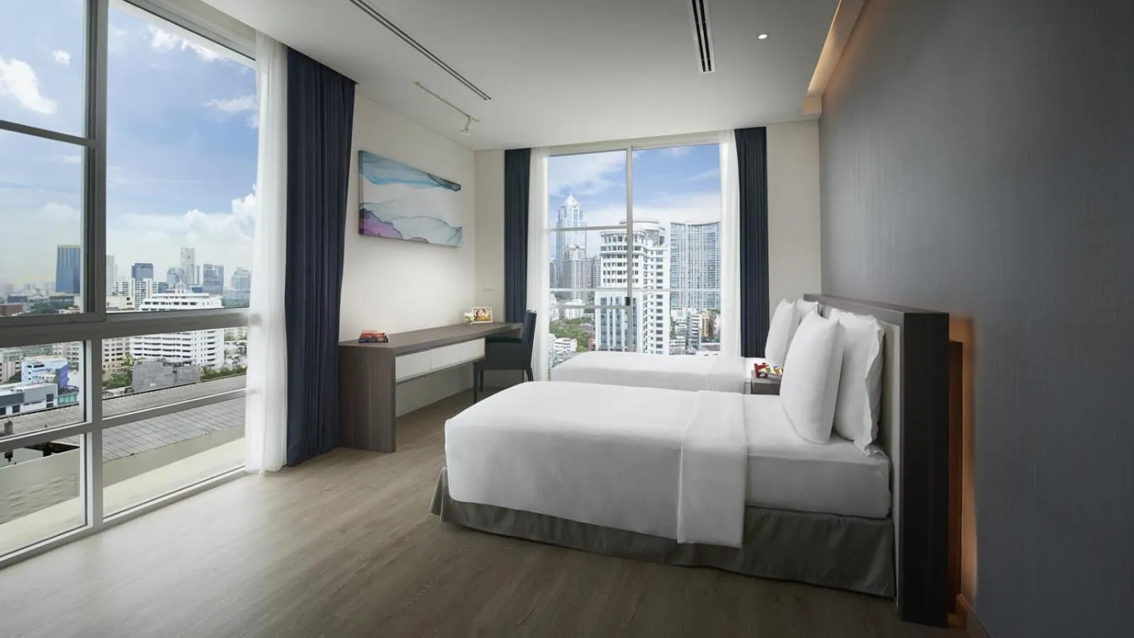 City view, Bed in Shama Sukhumvit Bangkok