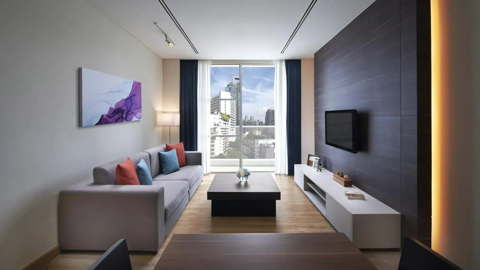 Living room in Shama Sukhumvit Bangkok Living room in Shama Sukhumvit Bangkok