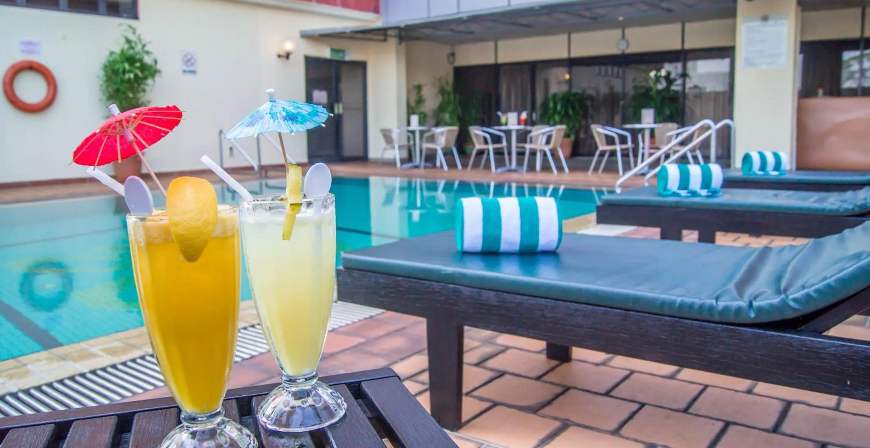 Swimming pool in Hotel Grand Continental Kuching