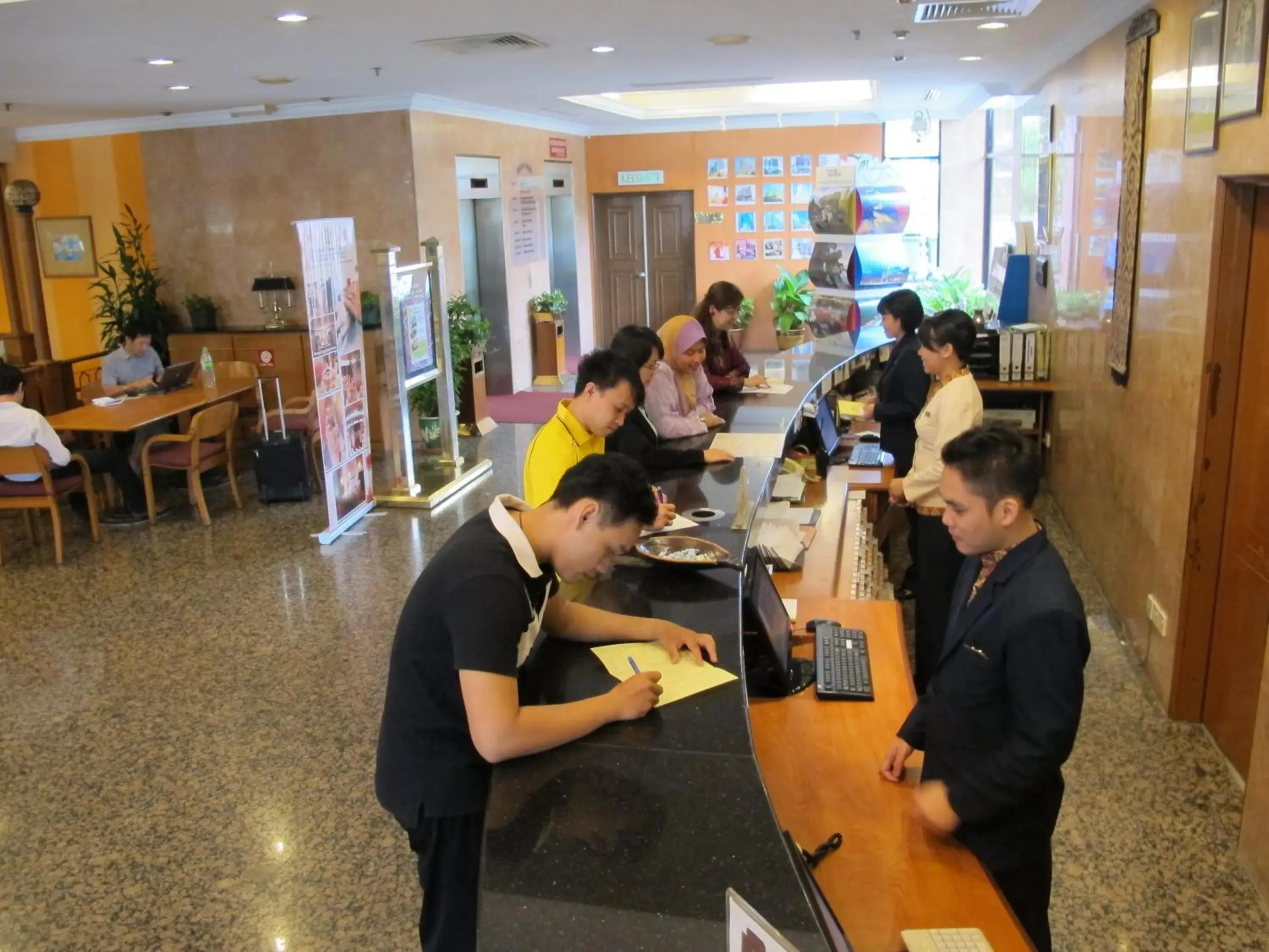 Lobby or reception in Hotel Grand Continental Kuching Lobby or reception in Hotel Grand Continental Kuching