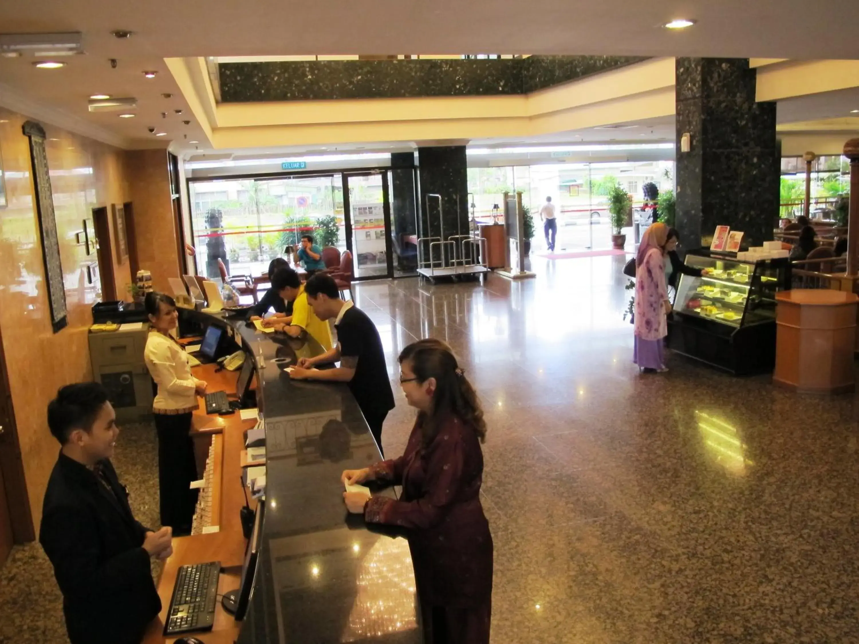 Lobby or reception in Hotel Grand Continental Kuching Lobby or reception in Hotel Grand Continental Kuching