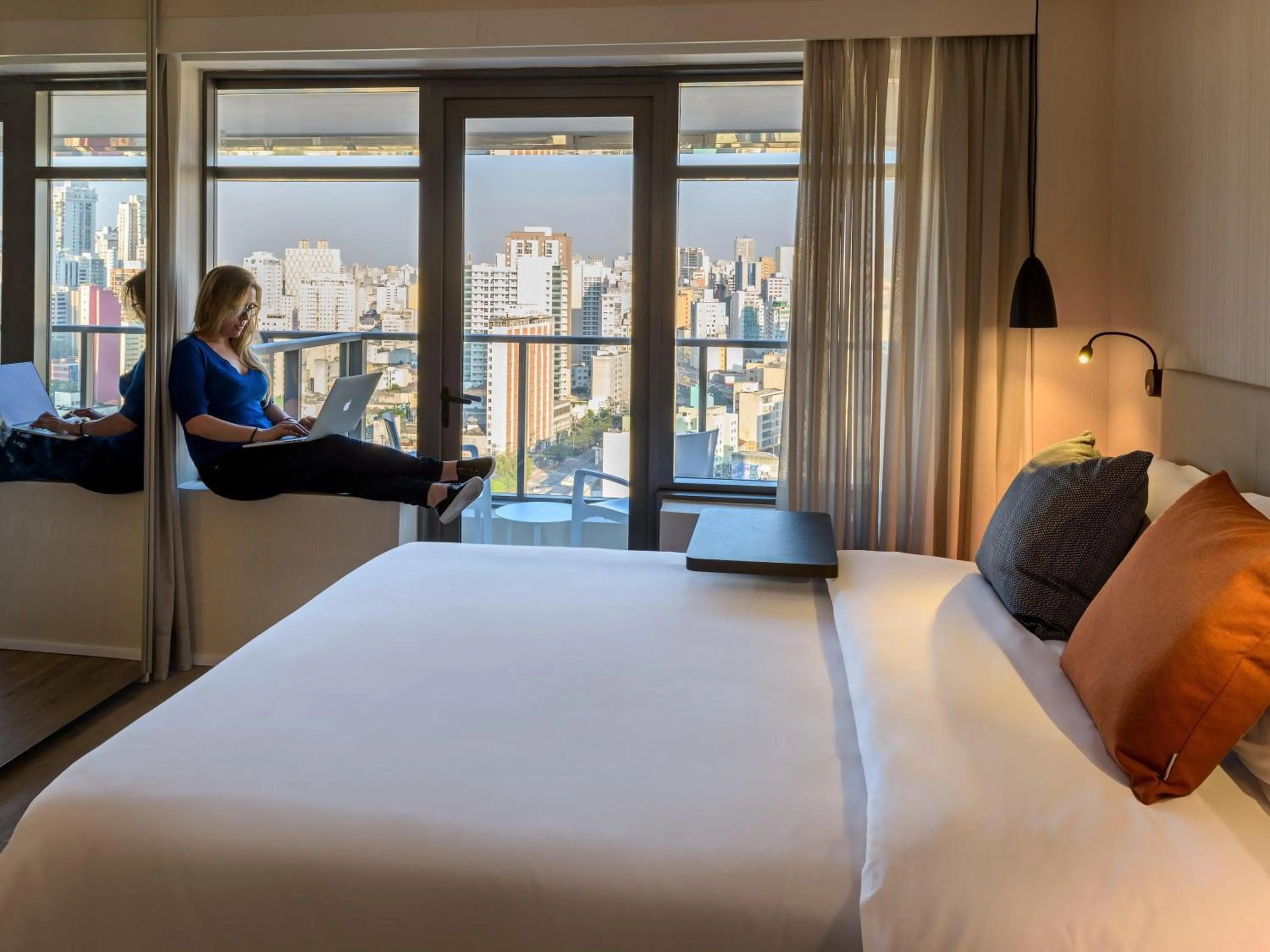 Bedroom, Bed in Mercure Sao Paulo Barra Funda