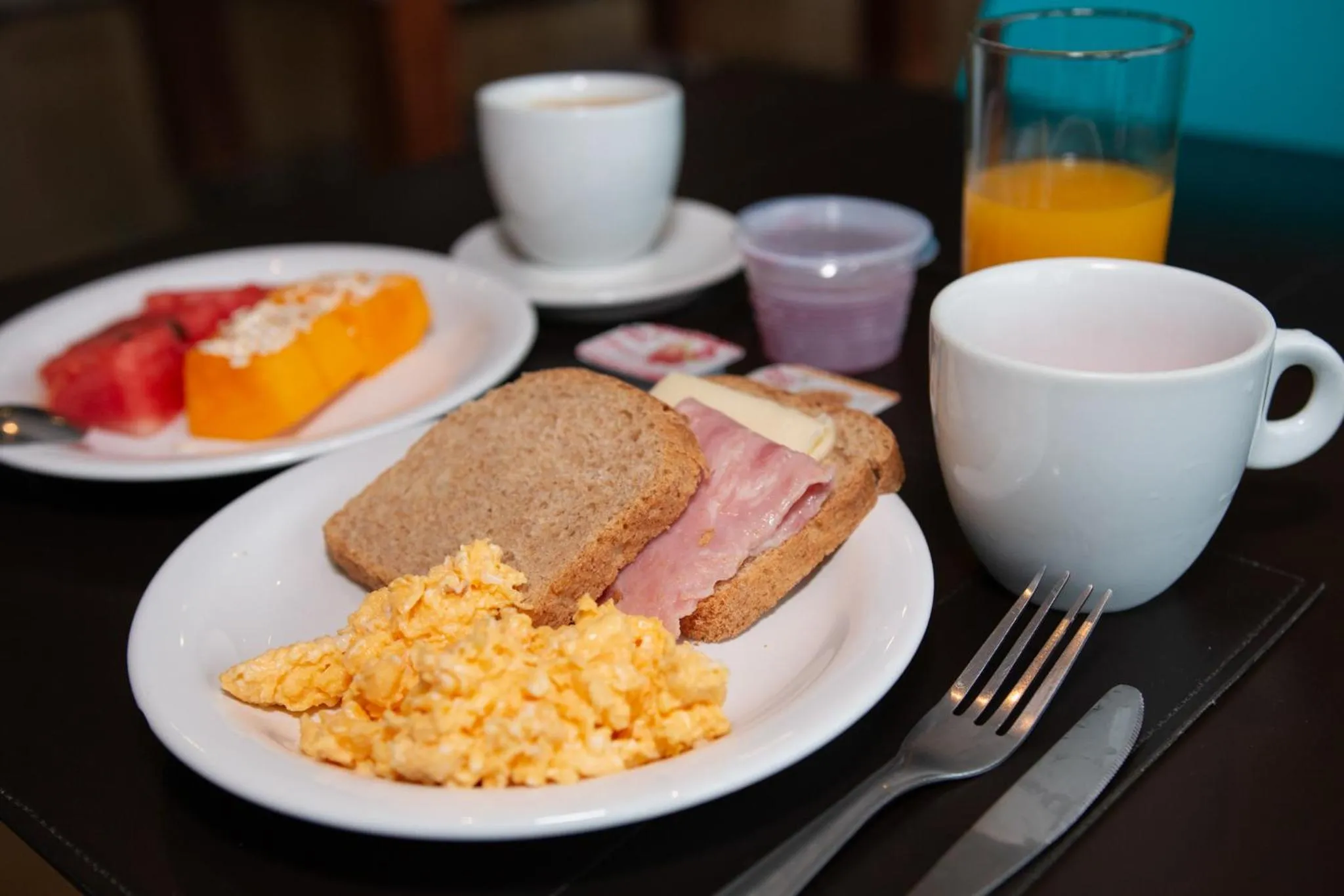 Breakfast in ibis budget Manhuaçu