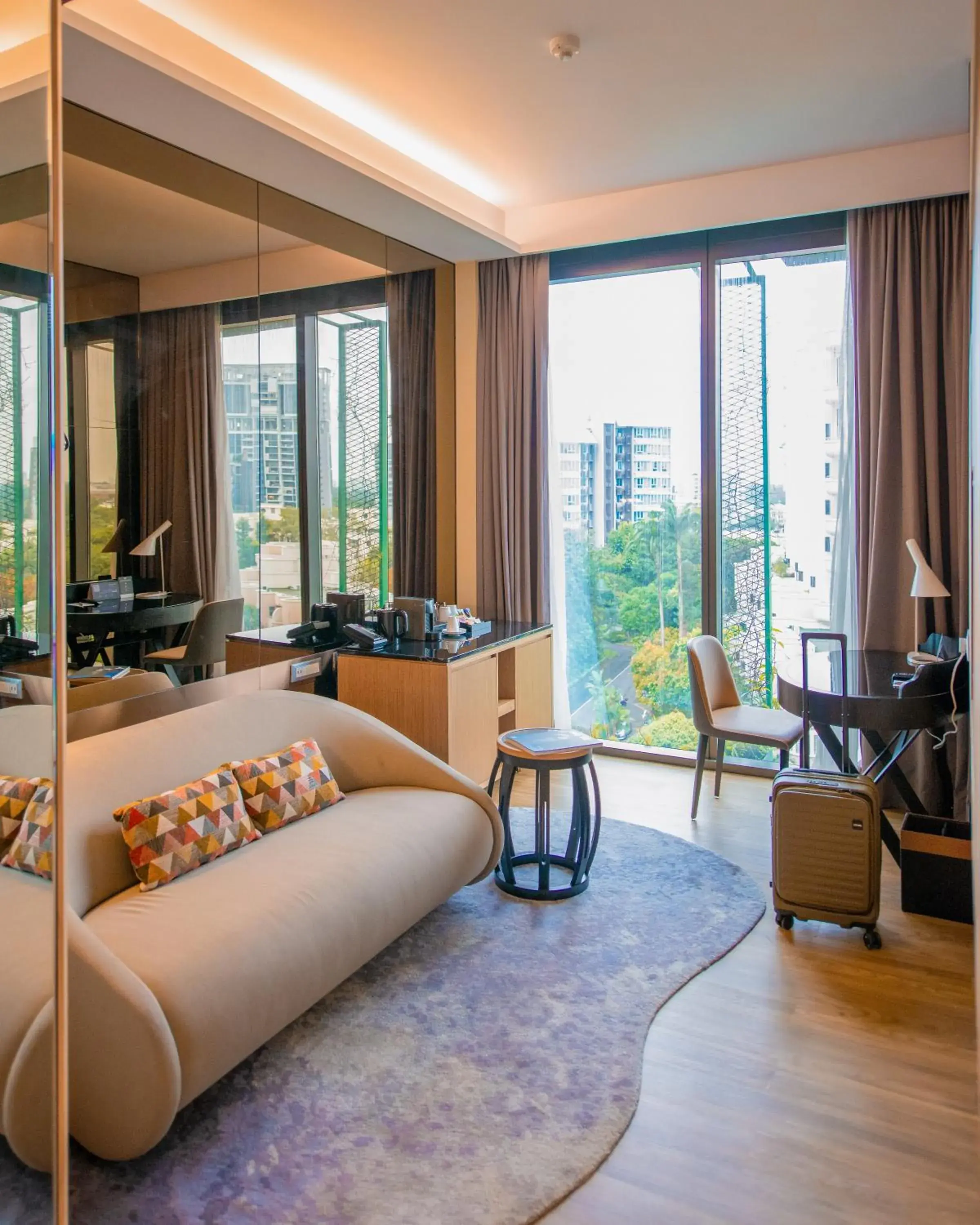 Bedroom in Mercure Singapore On Stevens Bedroom in Mercure Singapore On Stevens